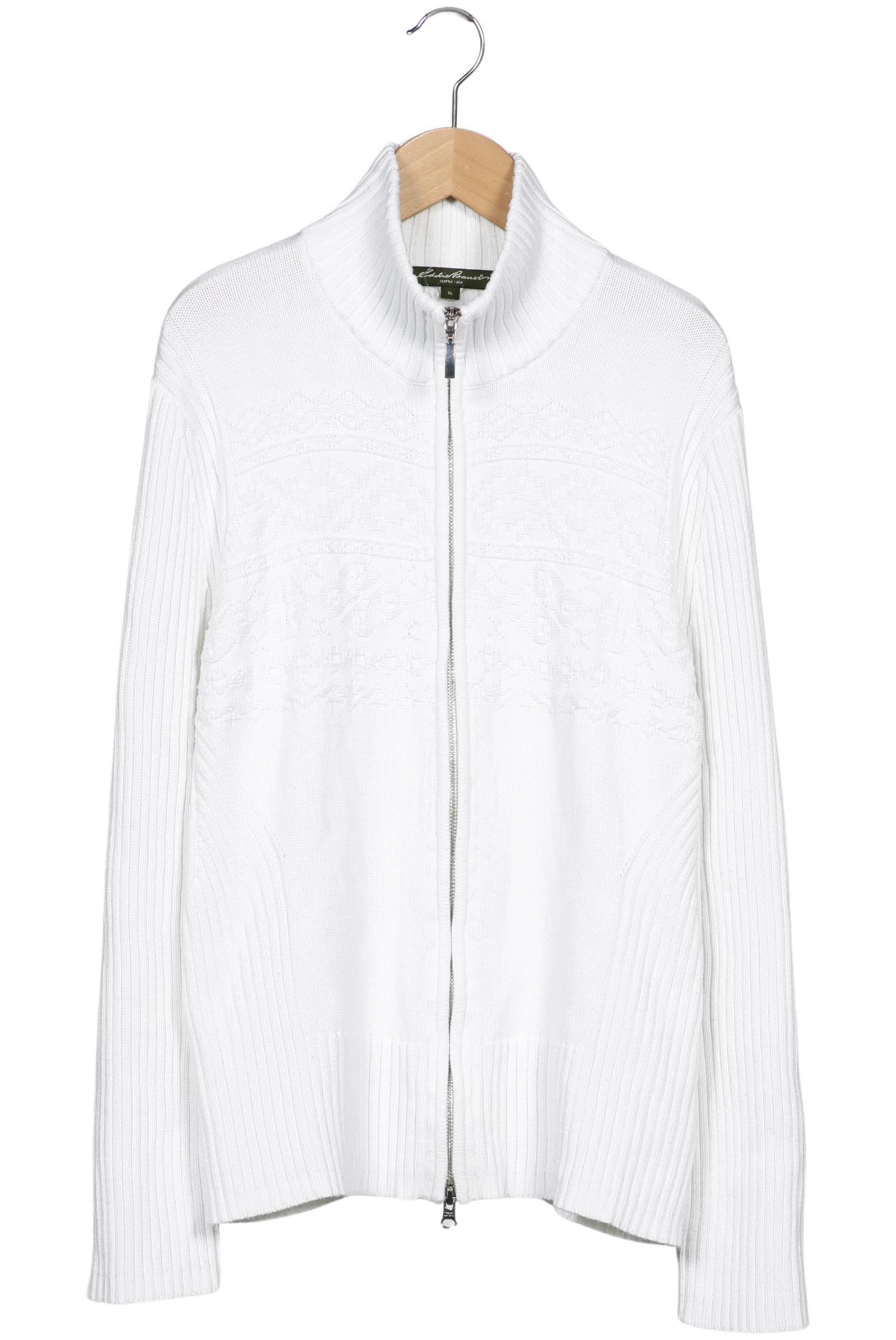 

Eddie Bauer Damen Strickjacke, weiß, Gr. 44