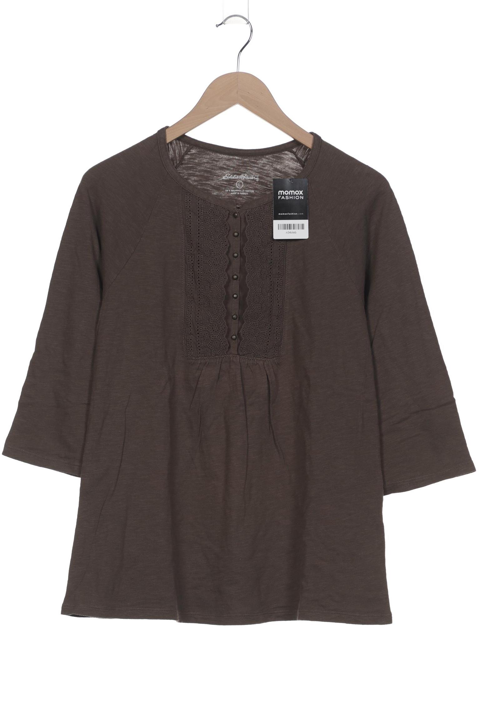 

Eddie Bauer Damen Langarmshirt, braun, Gr. 42