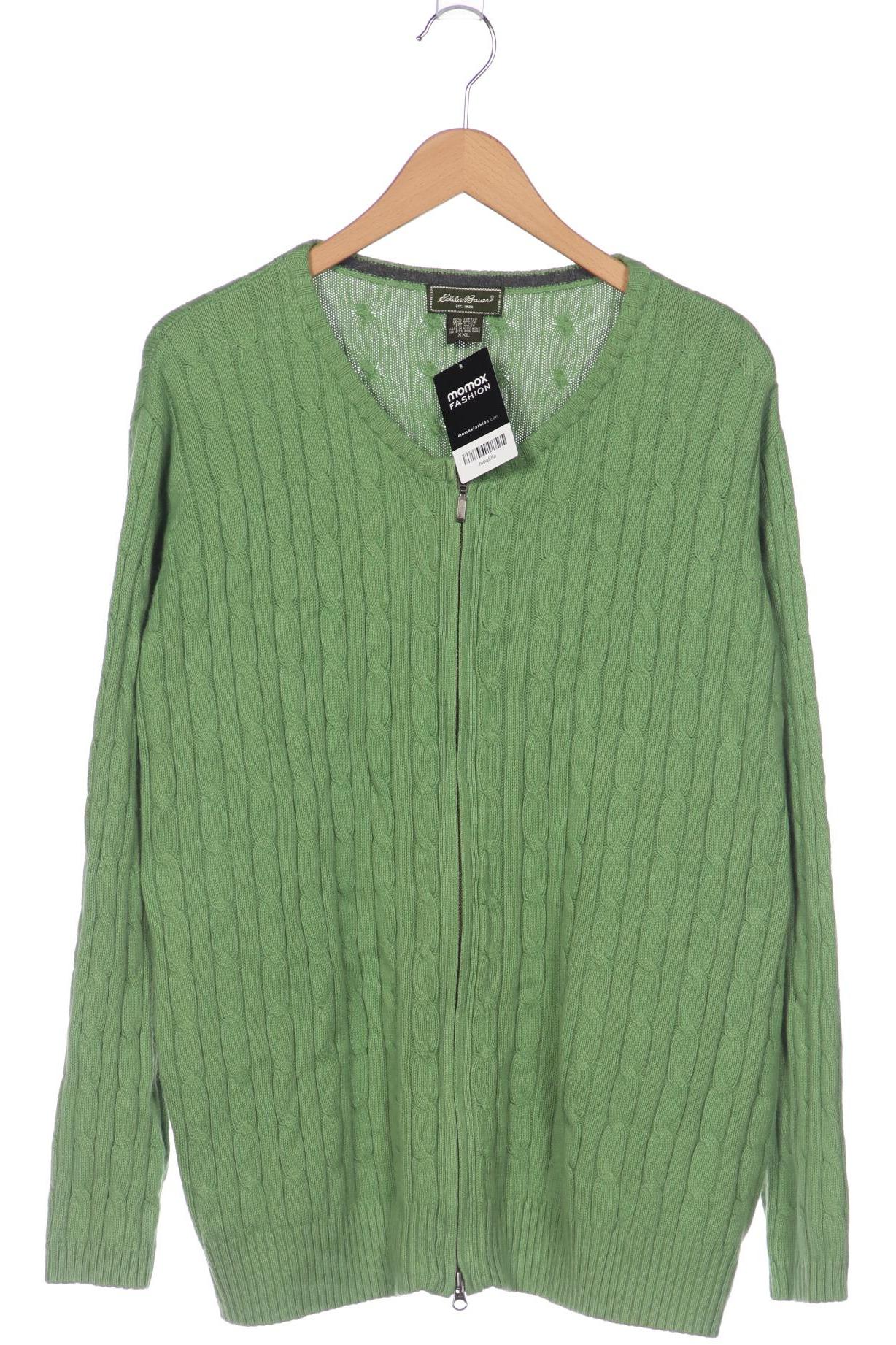 

Eddie Bauer Damen Strickjacke, grün, Gr. 46