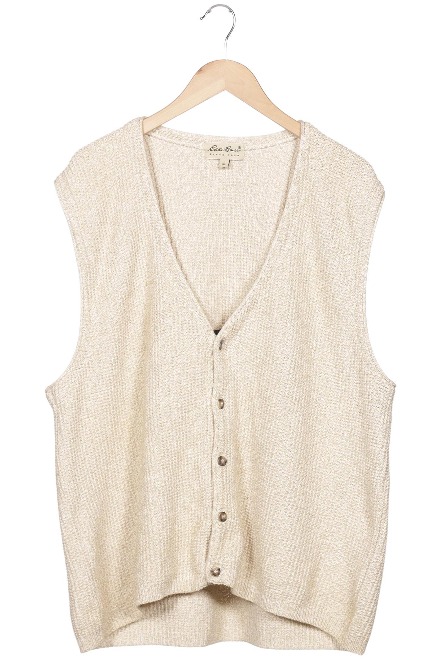 

Eddie Bauer Damen Strickjacke, beige, Gr. 44