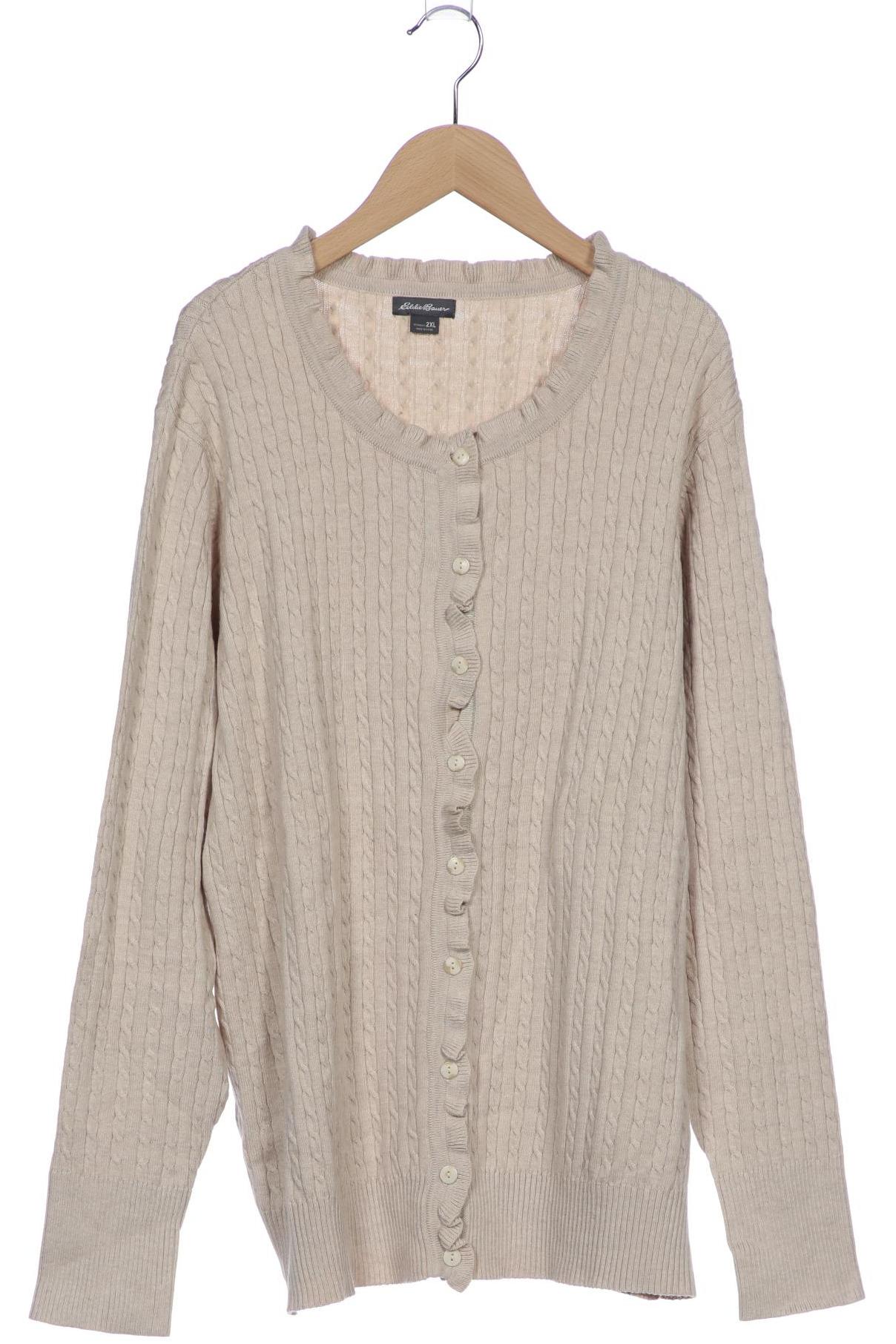 

Eddie Bauer Damen Strickjacke, beige, Gr. 46