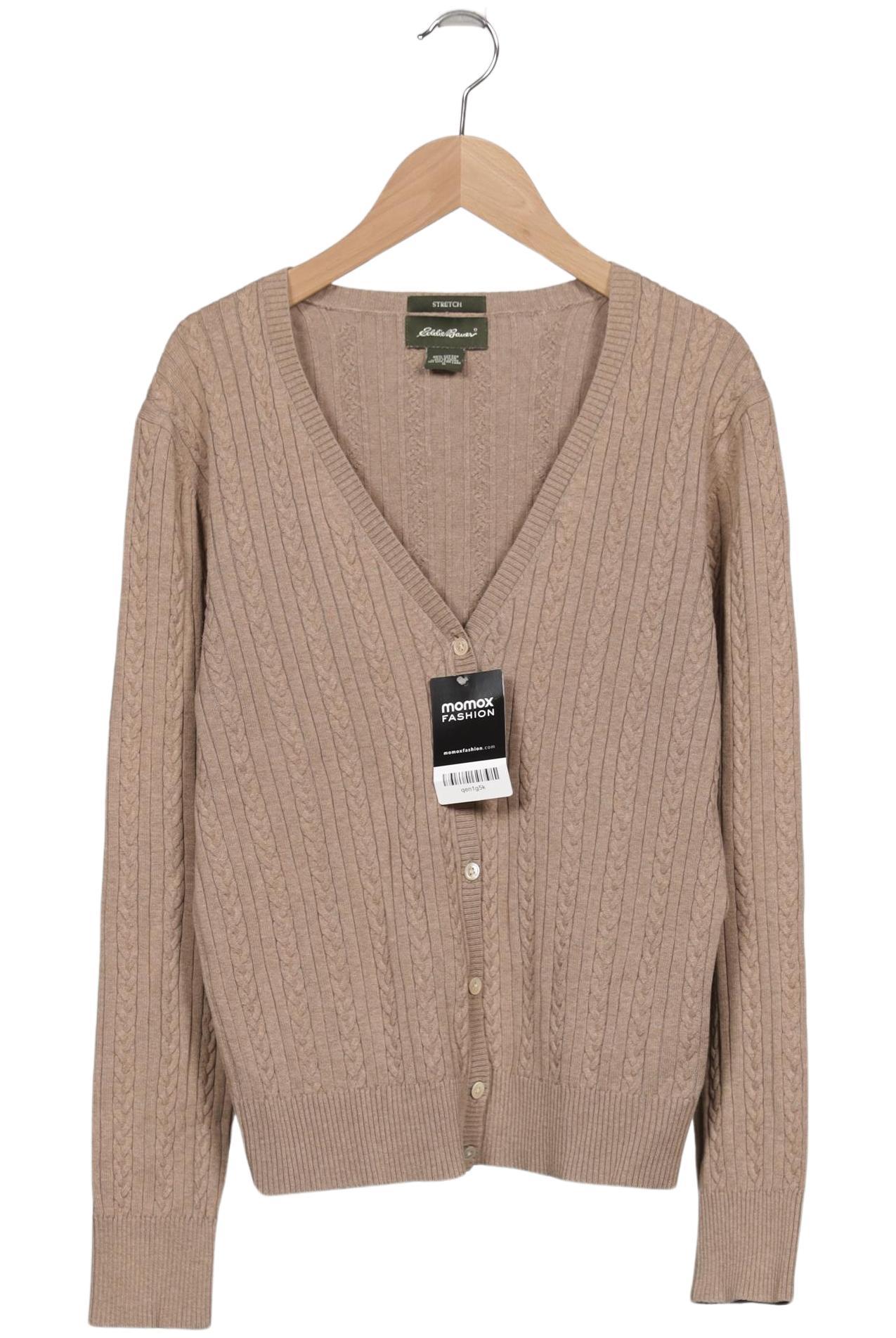 

Eddie Bauer Damen Strickjacke, beige, Gr. 36