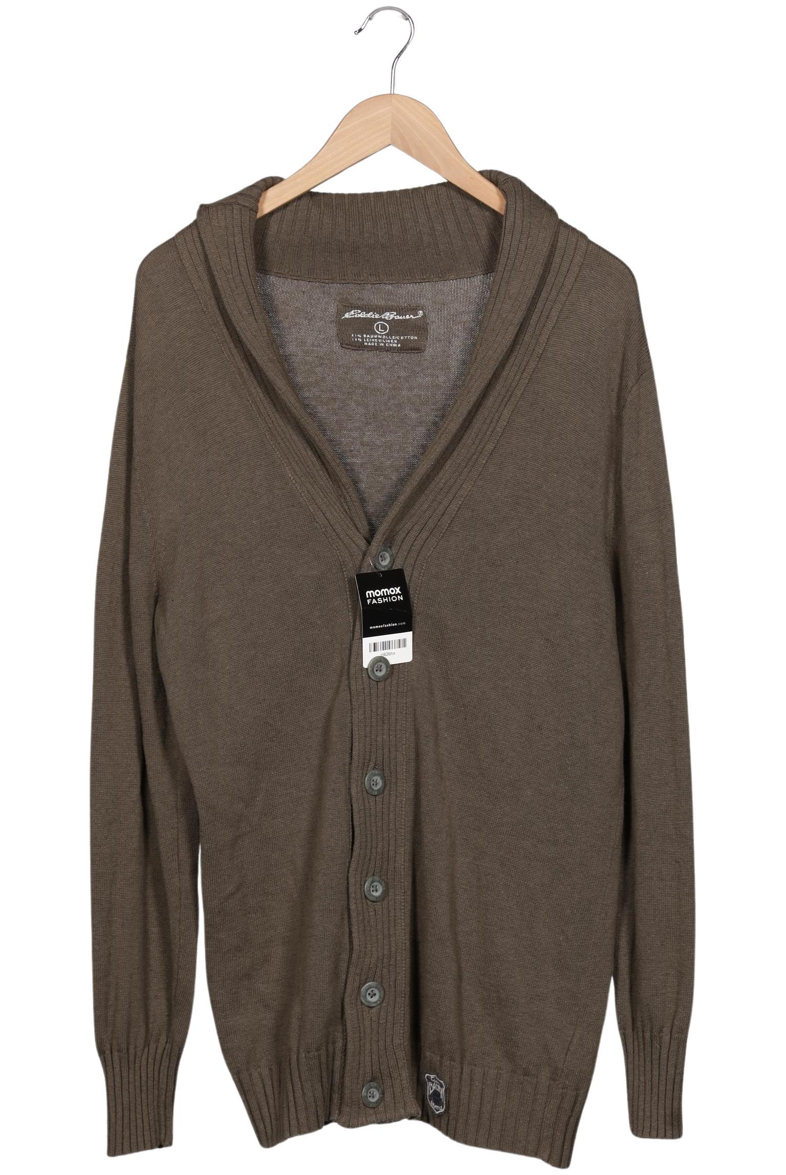 

Eddie Bauer Herren Strickjacke, grün, Gr. 52