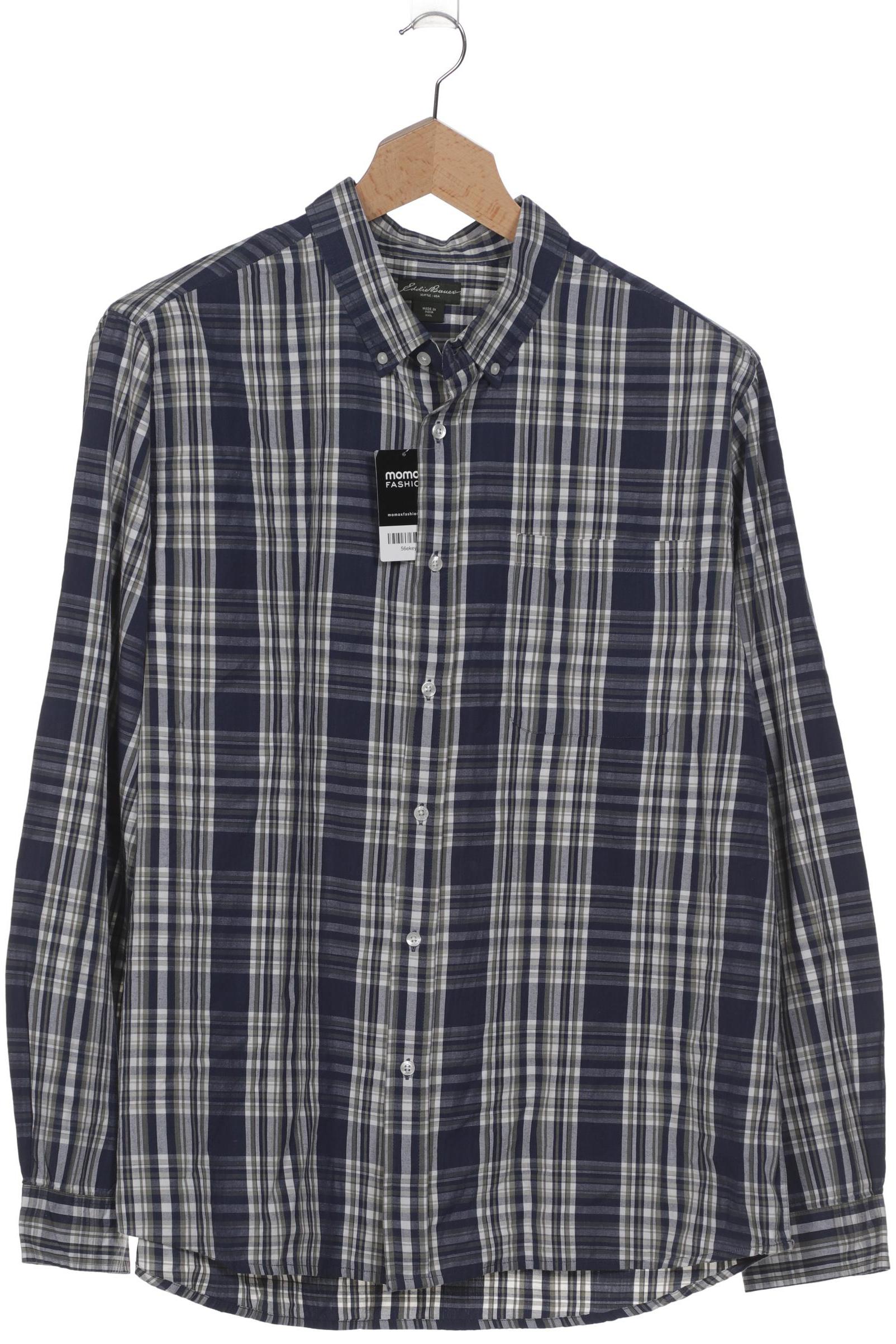 

Eddie Bauer Herren Hemd, blau, Gr. 56