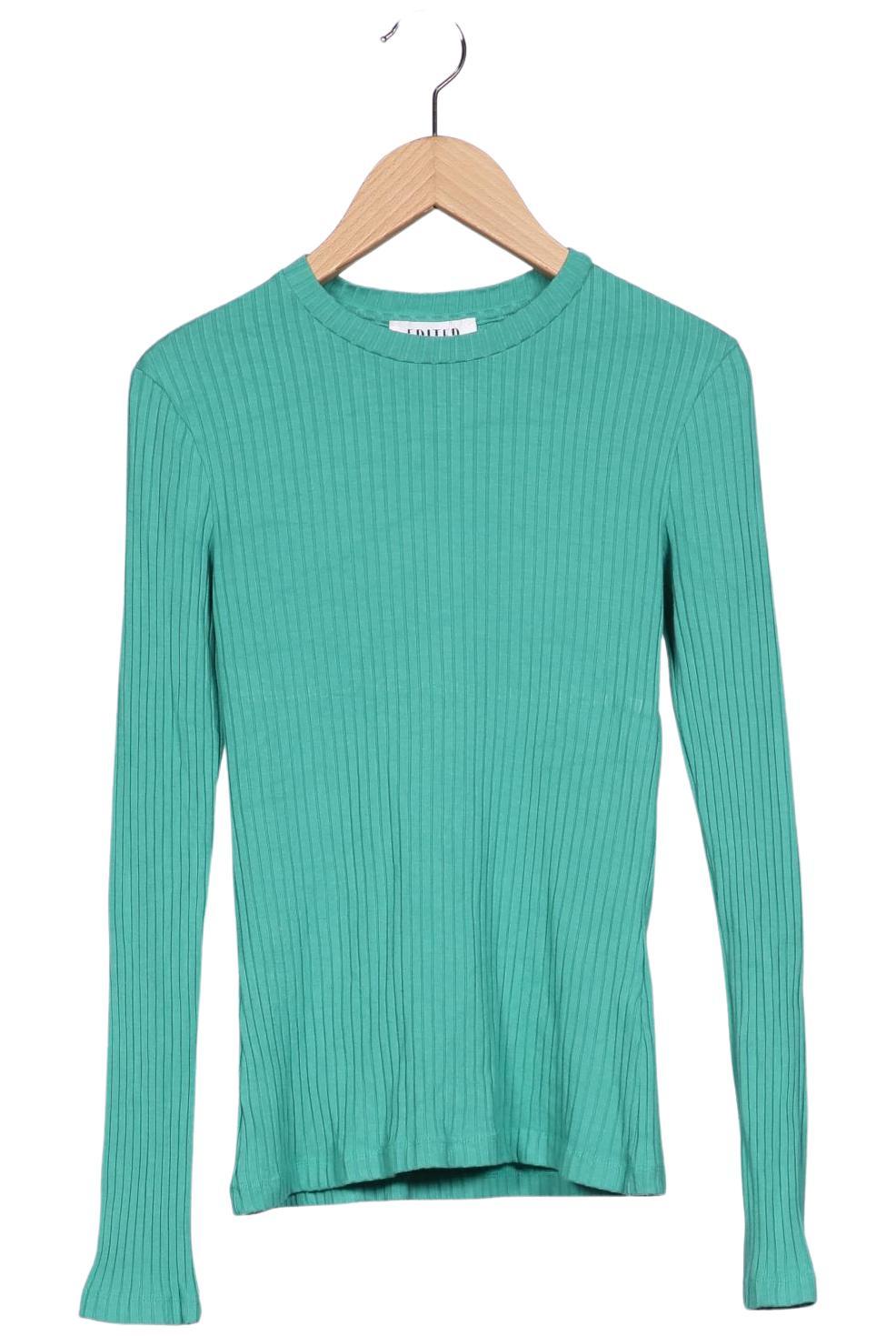 

Edited THE Label Damen Langarmshirt, grün, Gr. 34