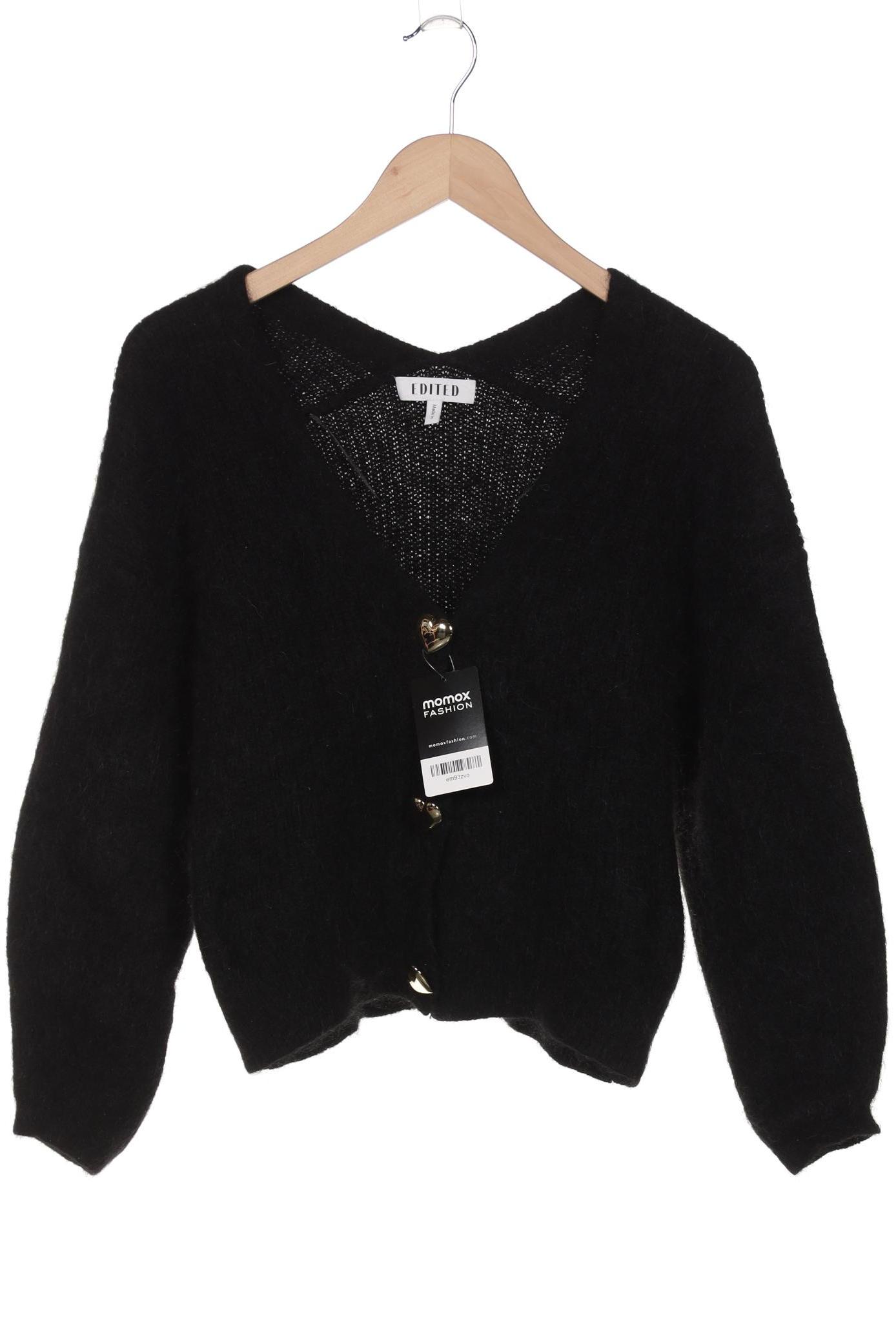 

Edited THE Label Damen Strickjacke, schwarz, Gr. 36