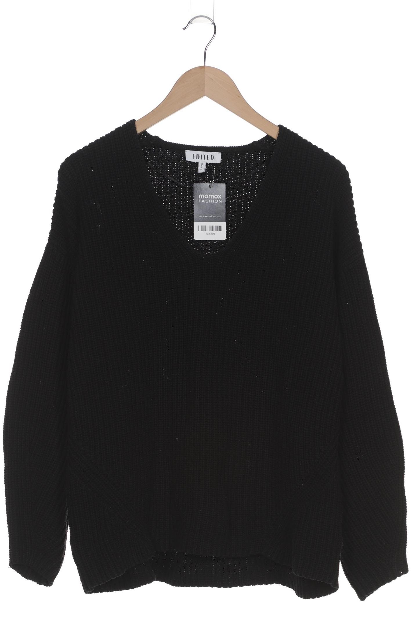 

Edited THE Label Damen Pullover, schwarz, Gr. 36