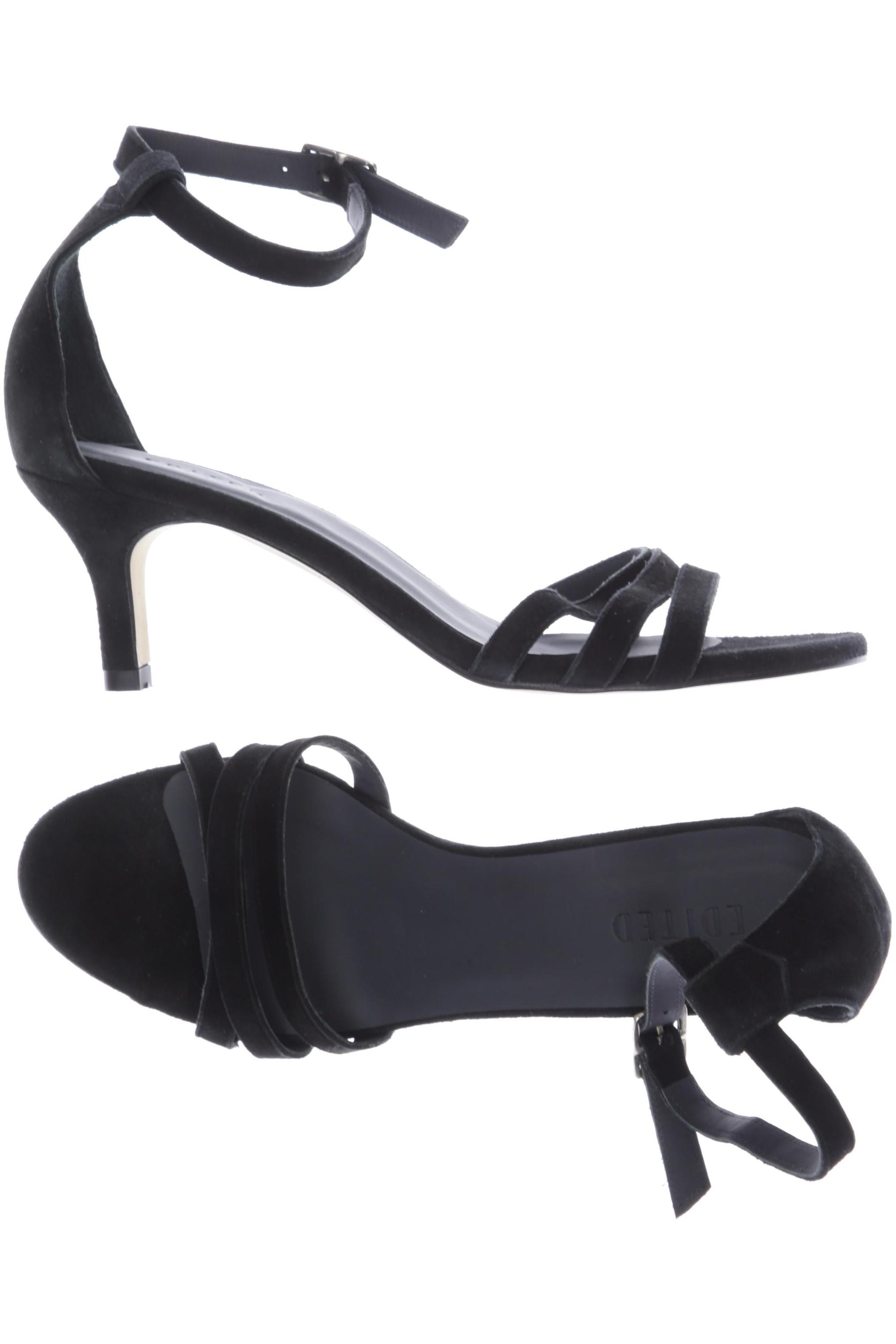

Edited THE Label Damen Sandale, schwarz, Gr. 37