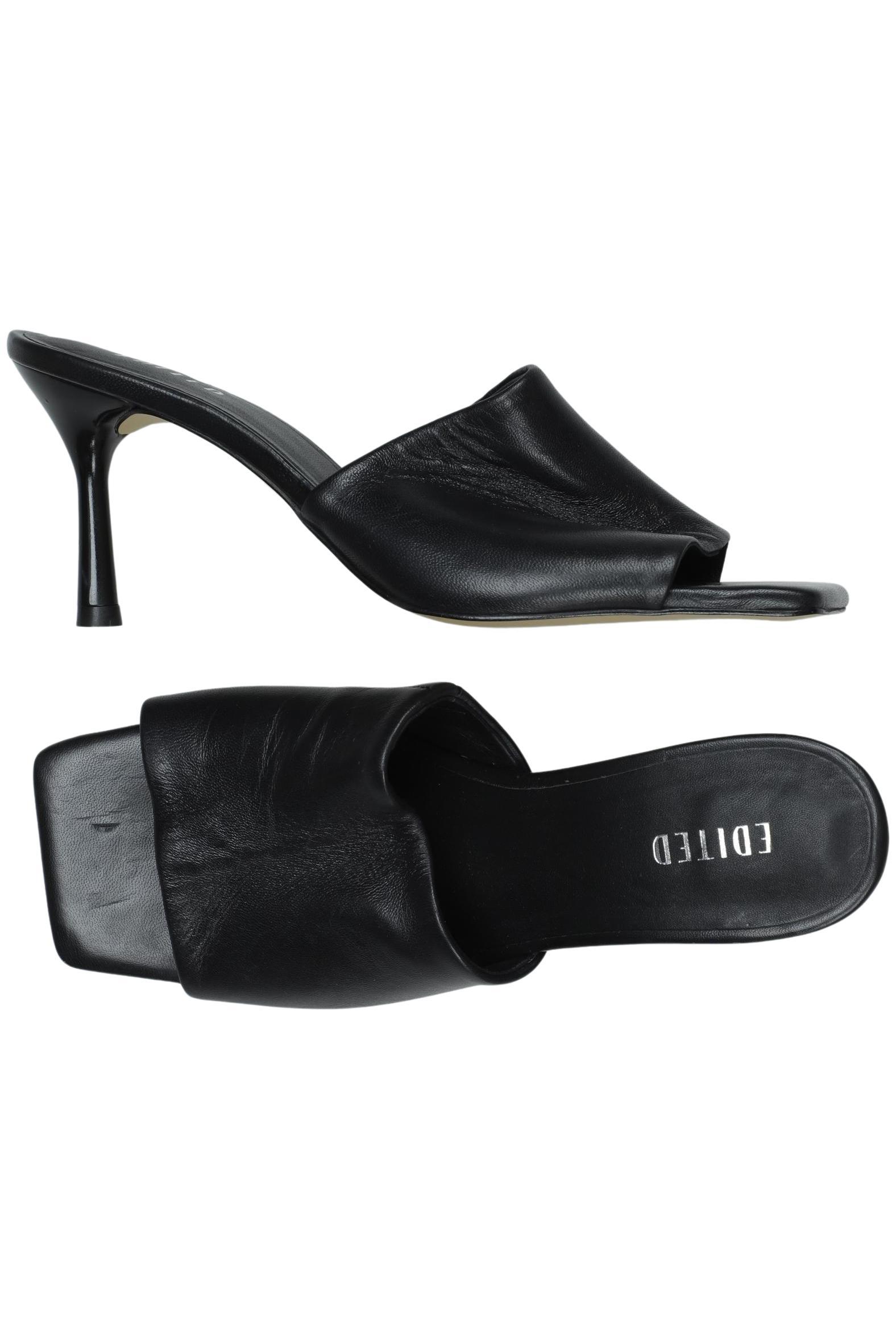 

Edited THE Label Damen Sandale, schwarz, Gr. 39