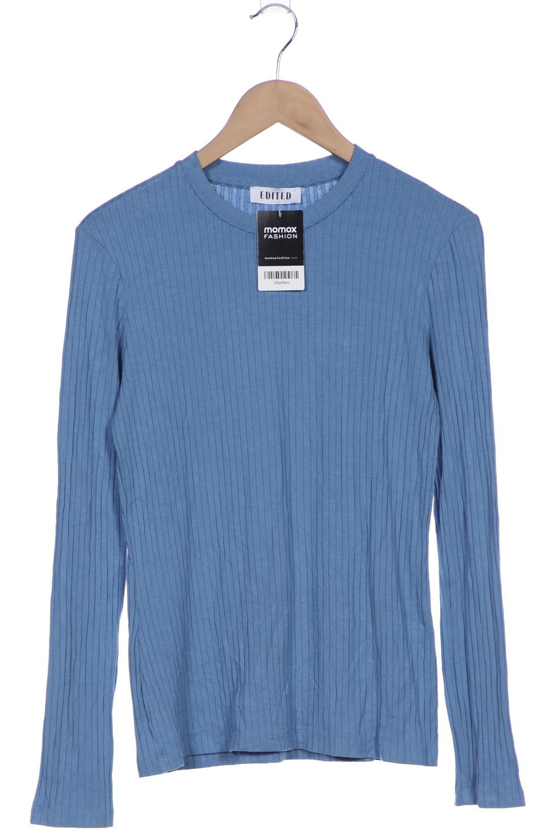 

Edited THE Label Damen Langarmshirt, blau, Gr. 42