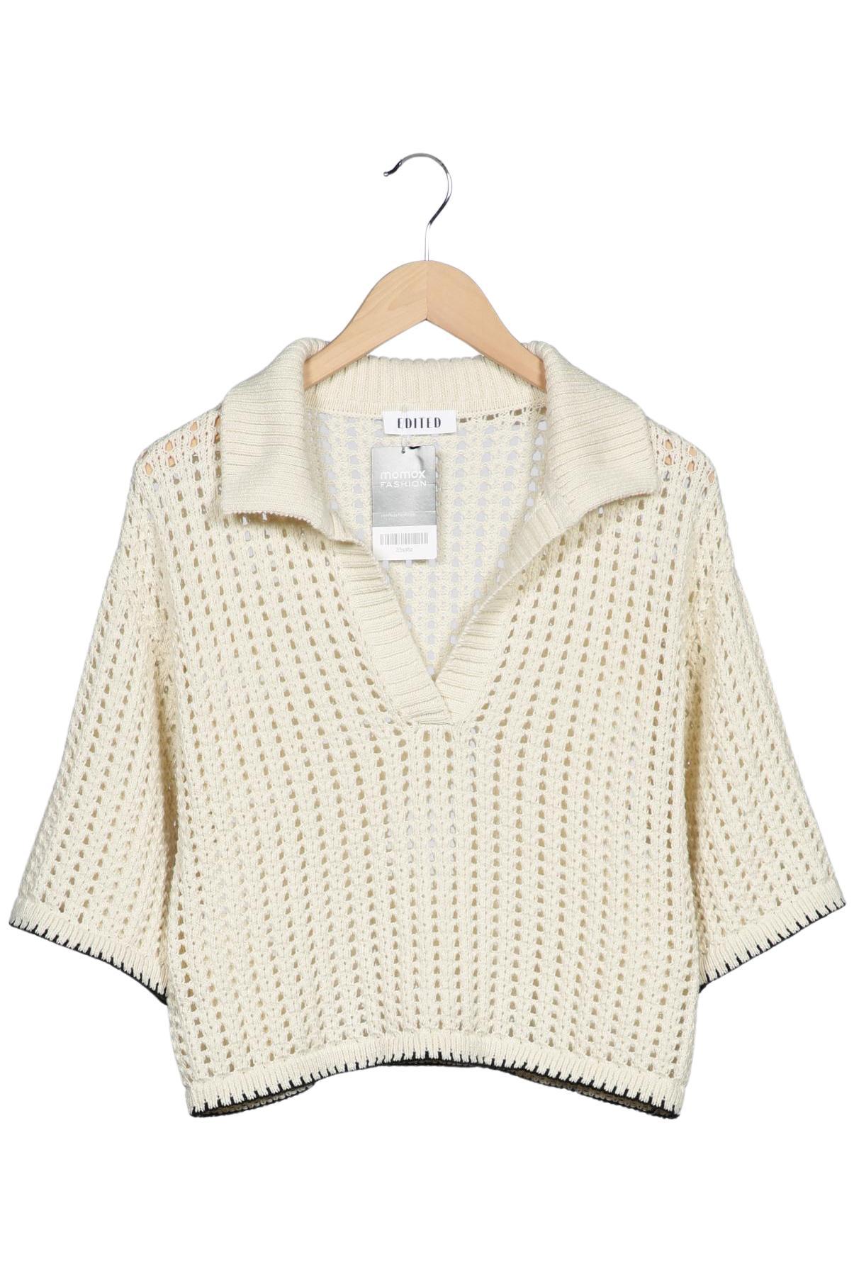 

Edited THE Label Damen Pullover, cremeweiß, Gr. 44