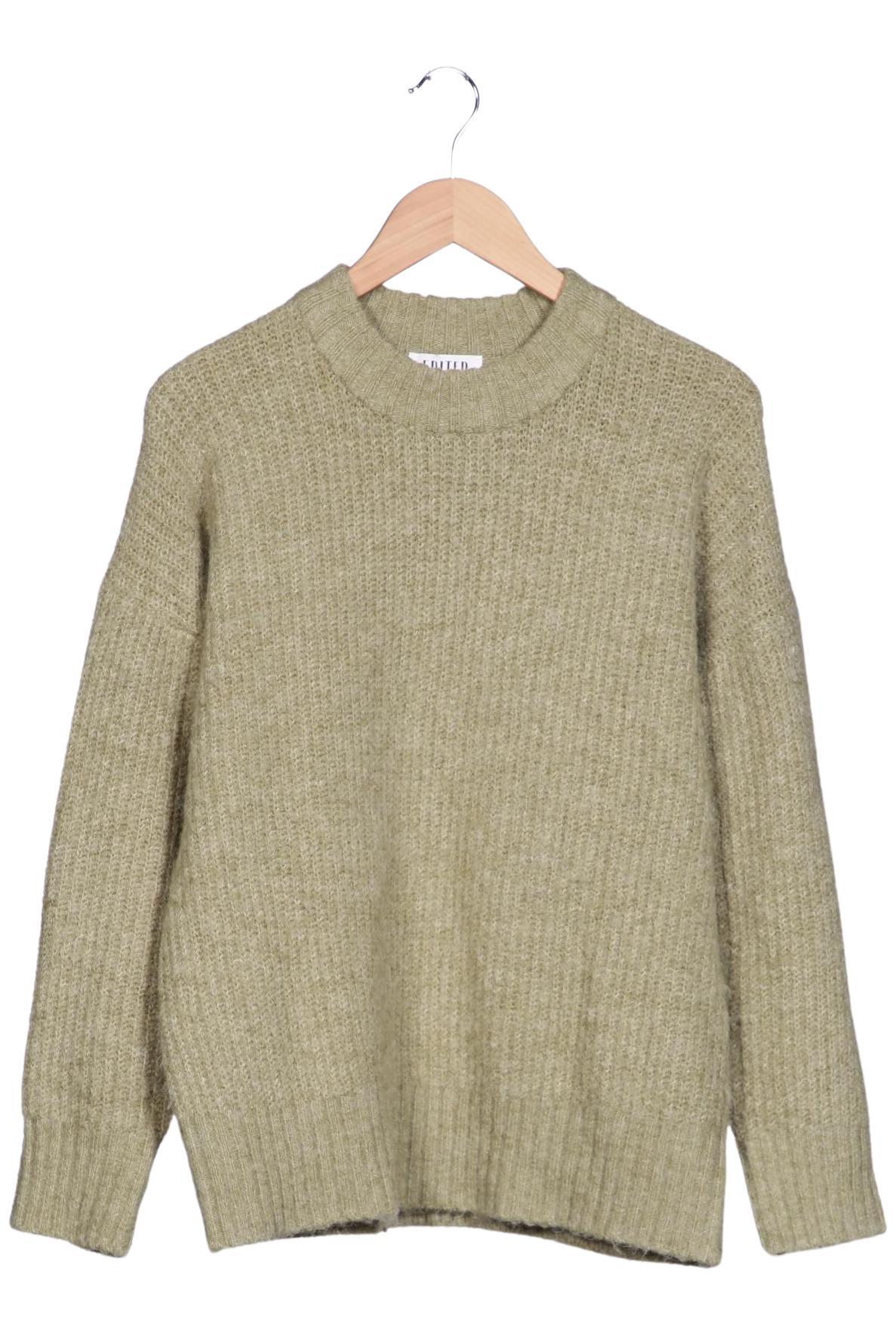 

Edited THE Label Damen Pullover, grün, Gr. 34