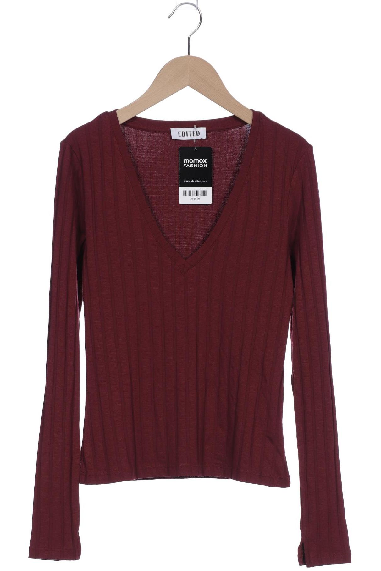 

Edited THE Label Damen Langarmshirt, bordeaux, Gr. 34