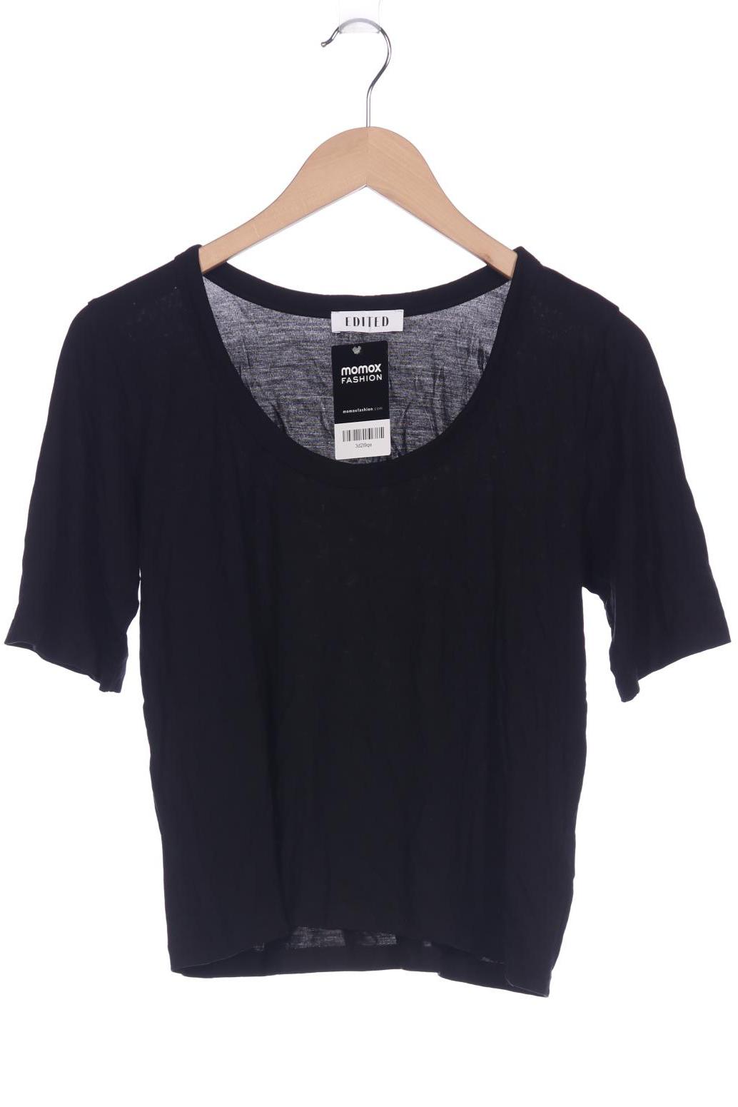 

Edited THE Label Damen T-Shirt, schwarz, Gr. 38