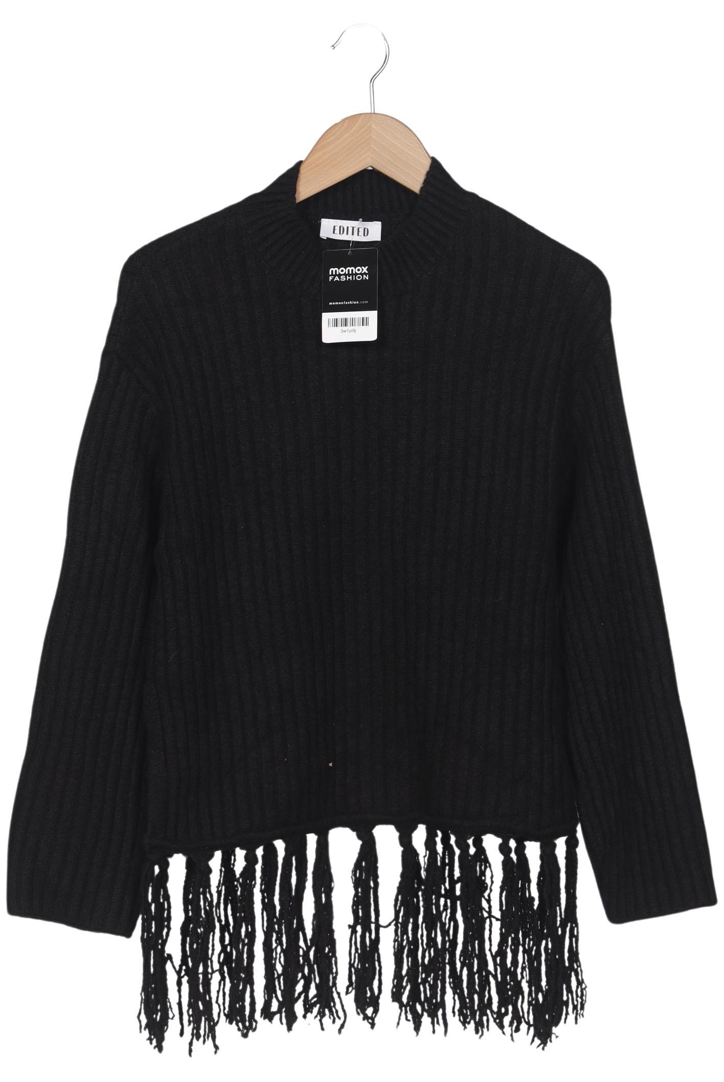 

Edited THE Label Damen Pullover, schwarz, Gr. 34