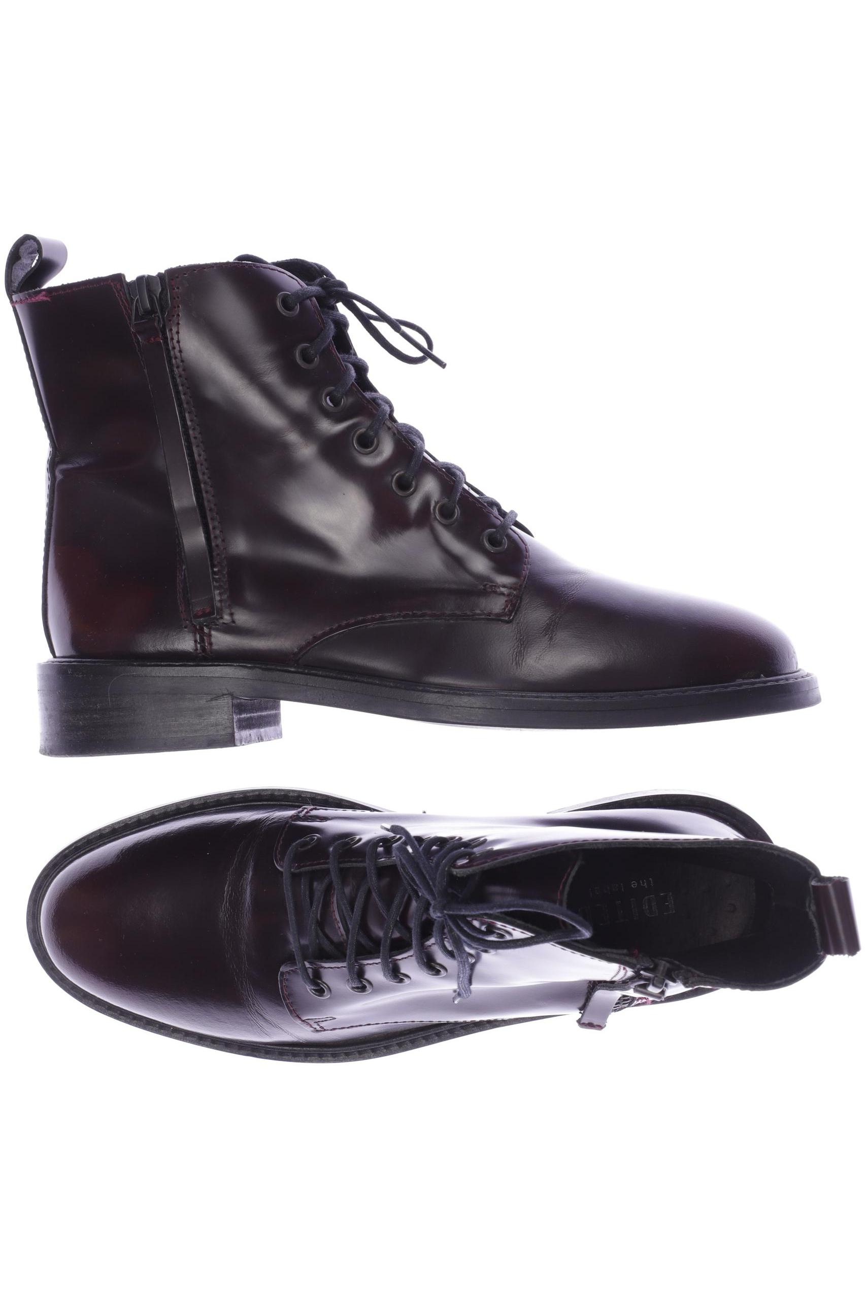 

Edited THE Label Damen Stiefelette, bordeaux, Gr. 38
