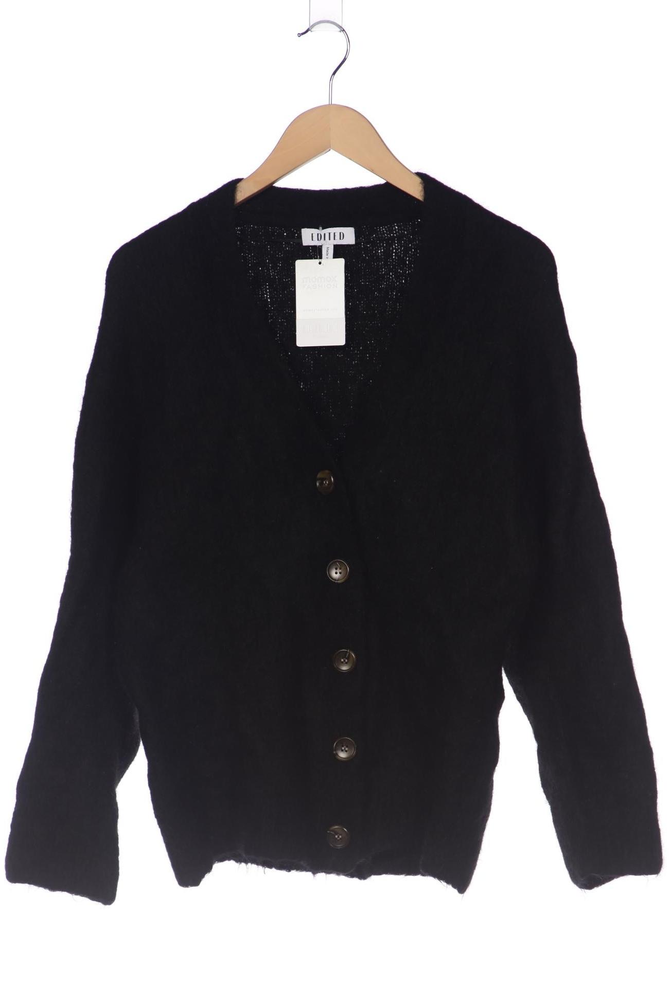 

Edited THE Label Damen Strickjacke, schwarz, Gr. 36