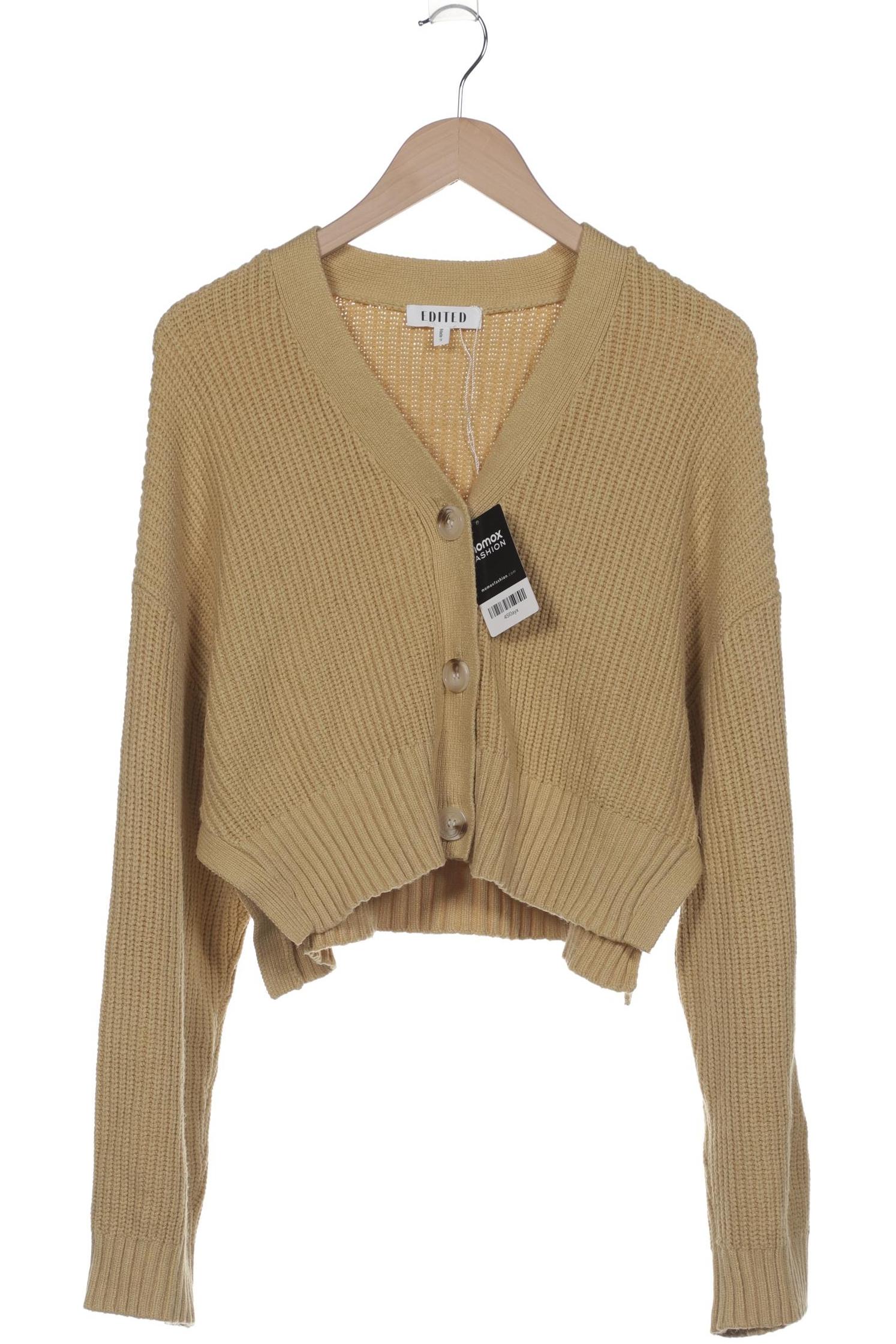 

Edited THE Label Damen Strickjacke, gelb, Gr. 36