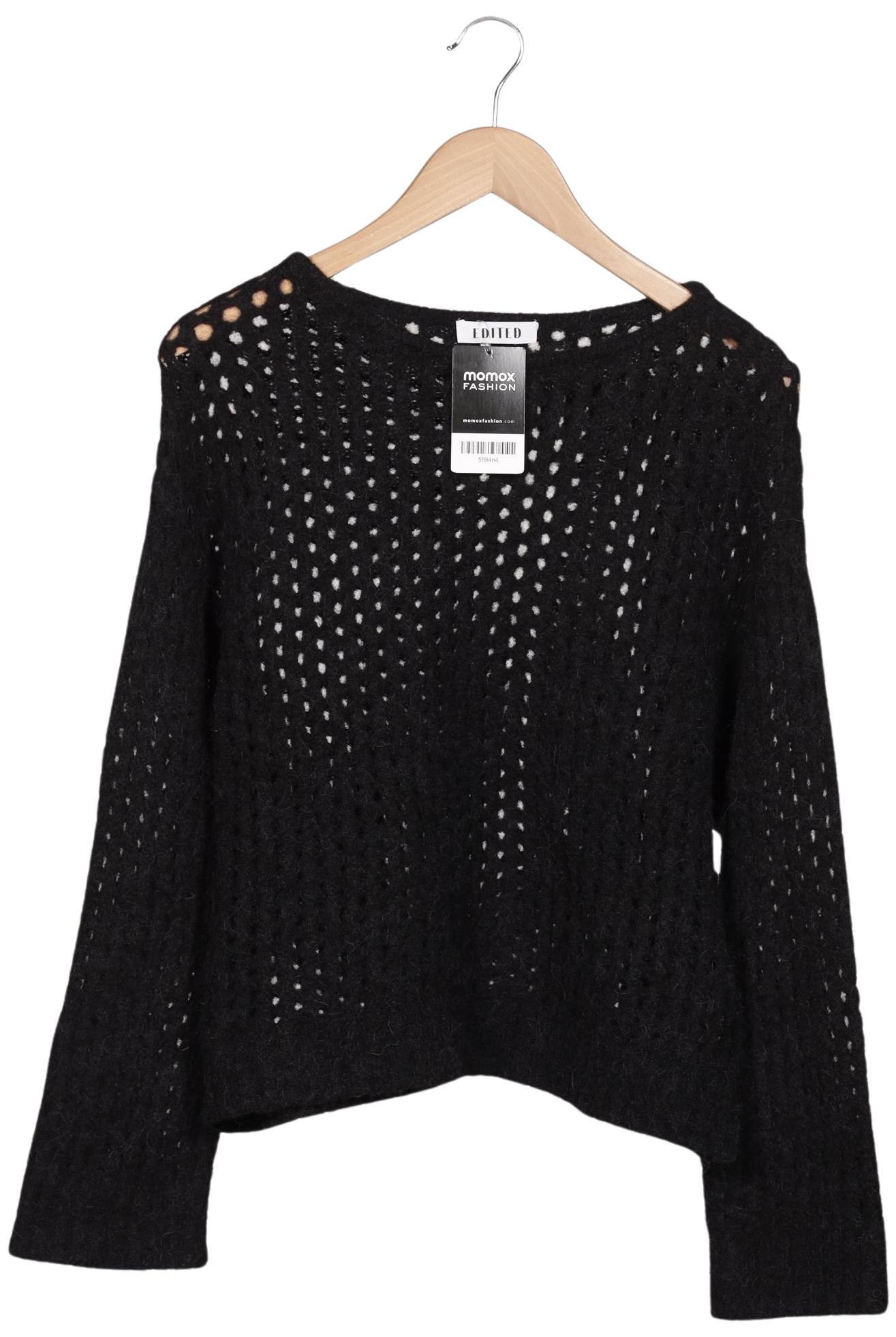 

Edited THE Label Damen Pullover, schwarz, Gr. 34