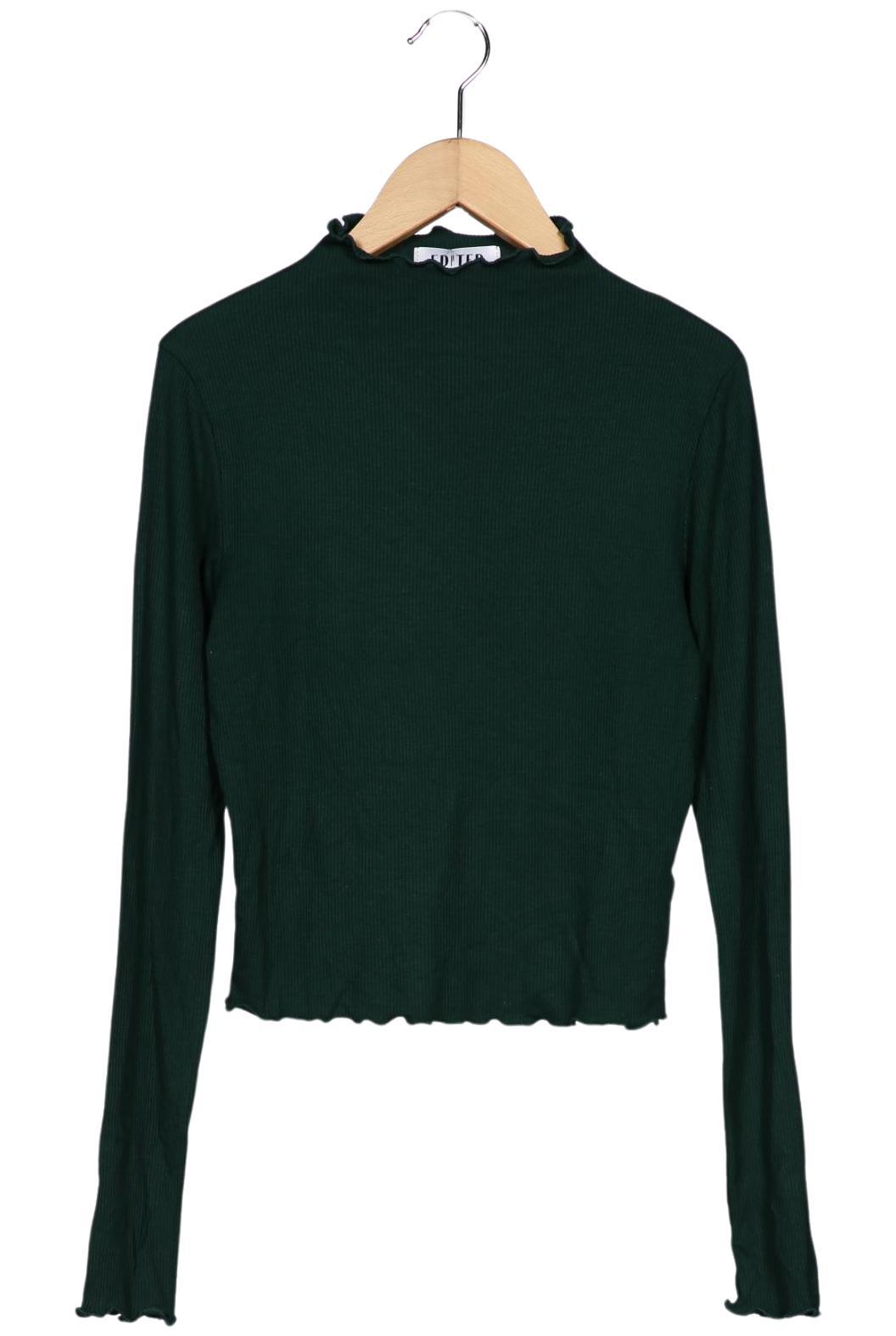 

Edited THE Label Damen Langarmshirt, grün, Gr. 38