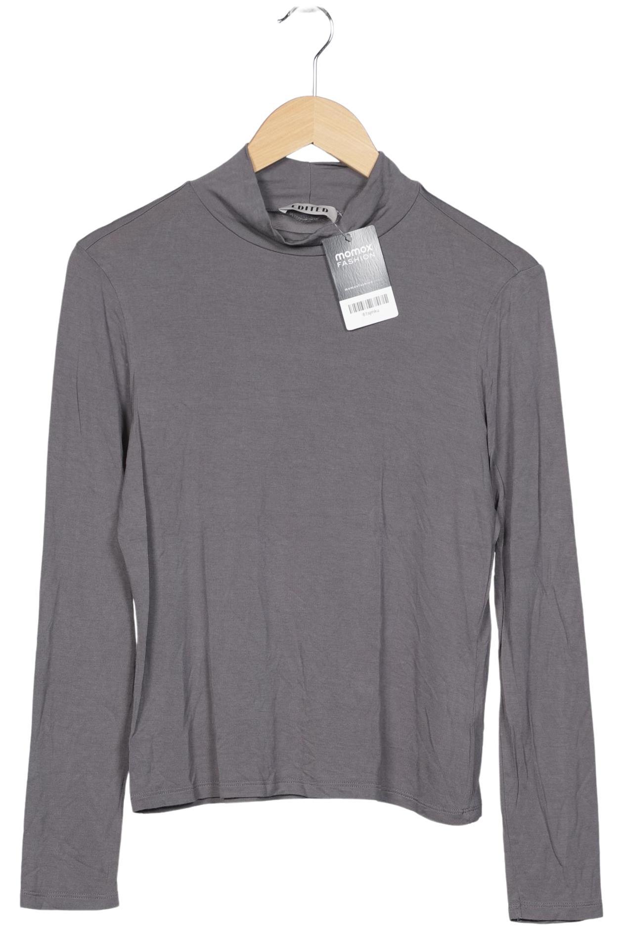 

Edited THE Label Damen Langarmshirt, grau, Gr. 40