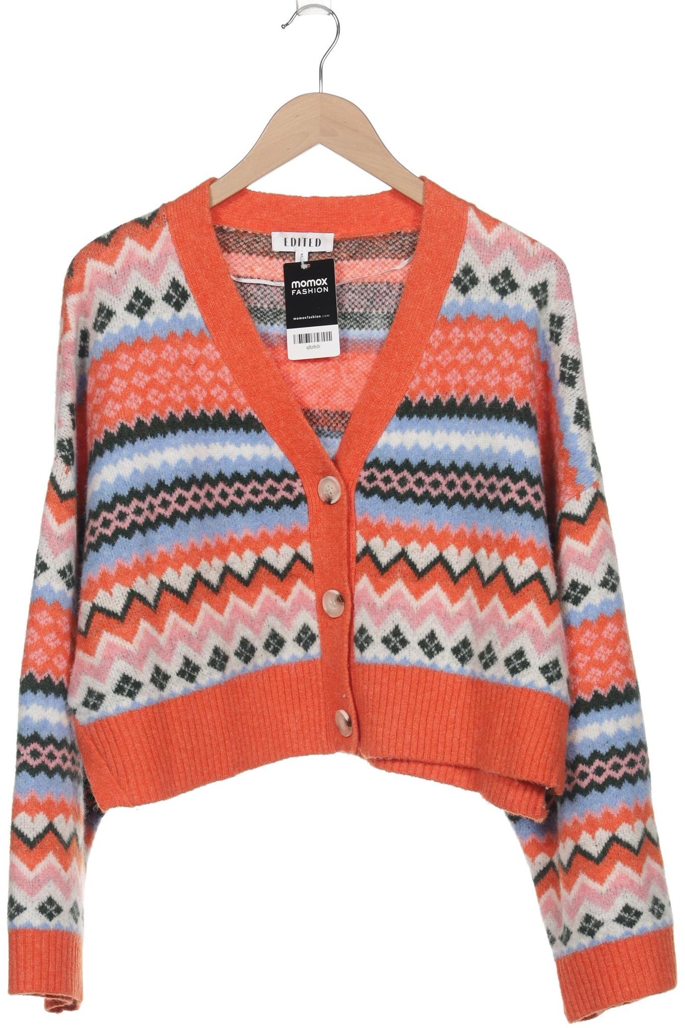 

Edited THE Label Damen Strickjacke, orange, Gr. 42
