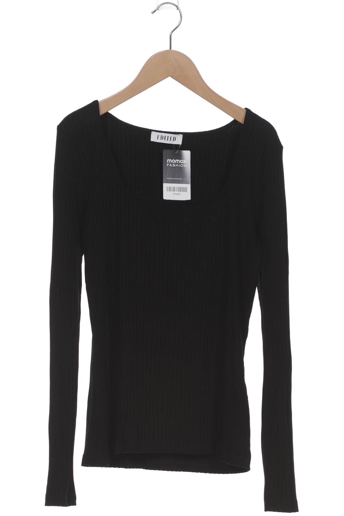 

Edited THE Label Damen Langarmshirt, schwarz, Gr. 40