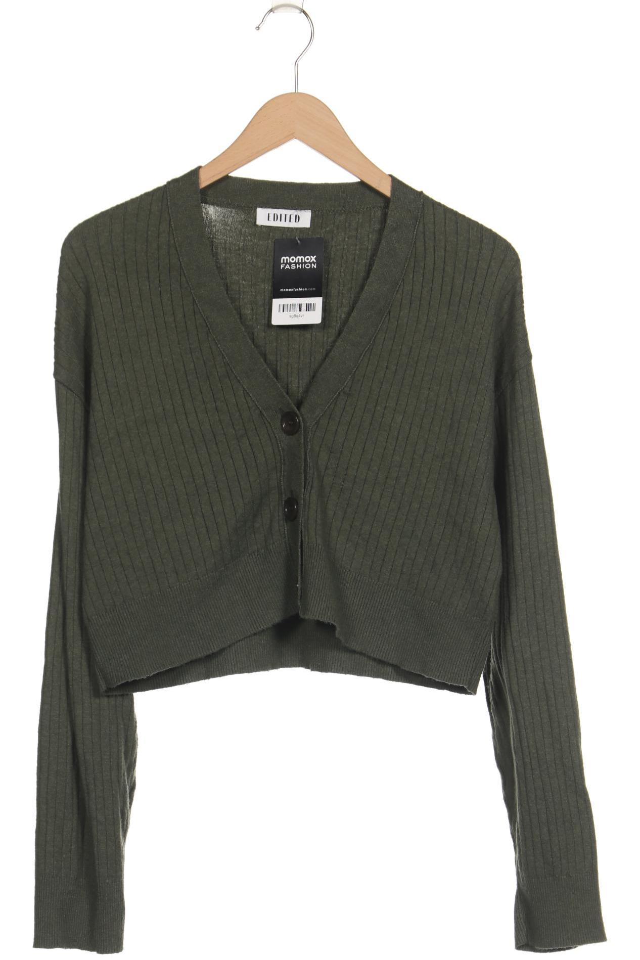 

Edited THE Label Damen Strickjacke, grün, Gr. 36