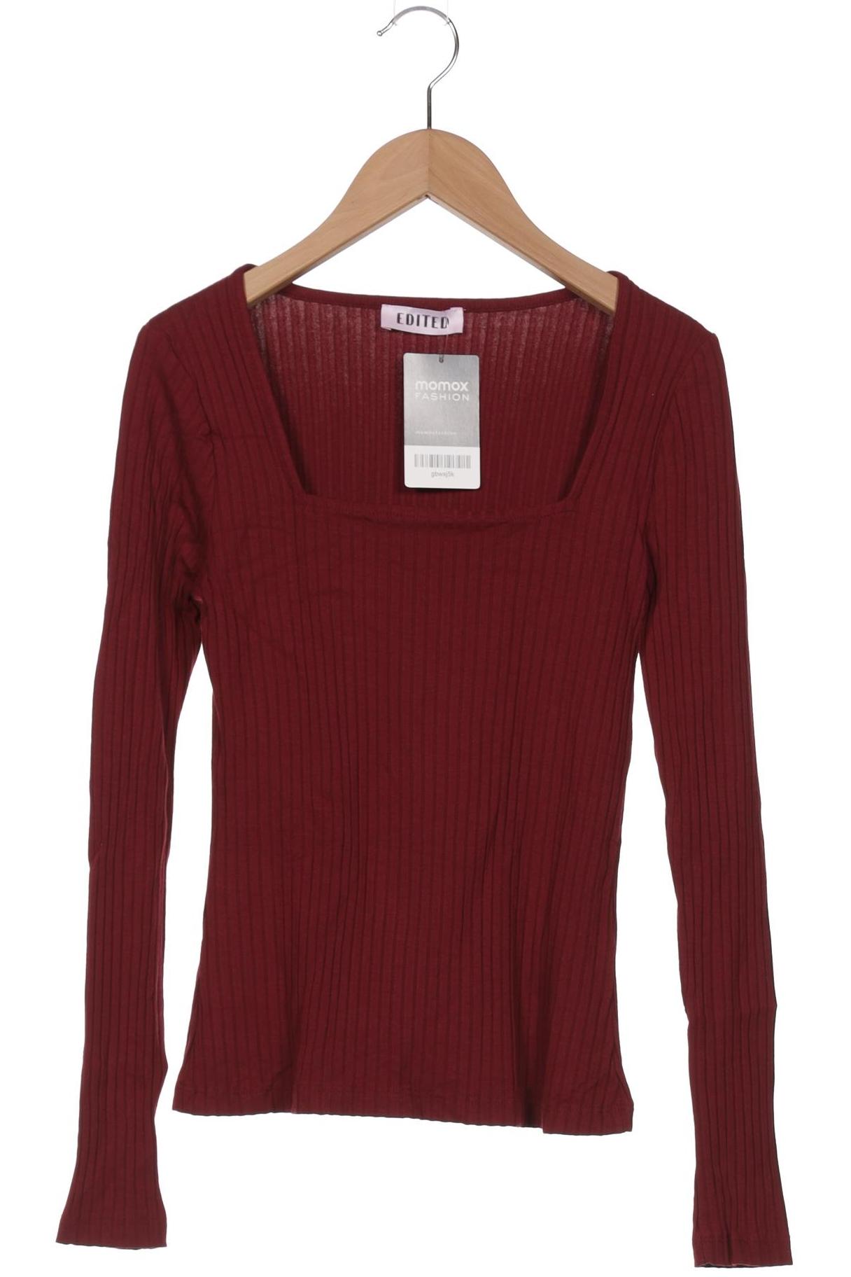

Edited THE Label Damen Langarmshirt, bordeaux, Gr. 36