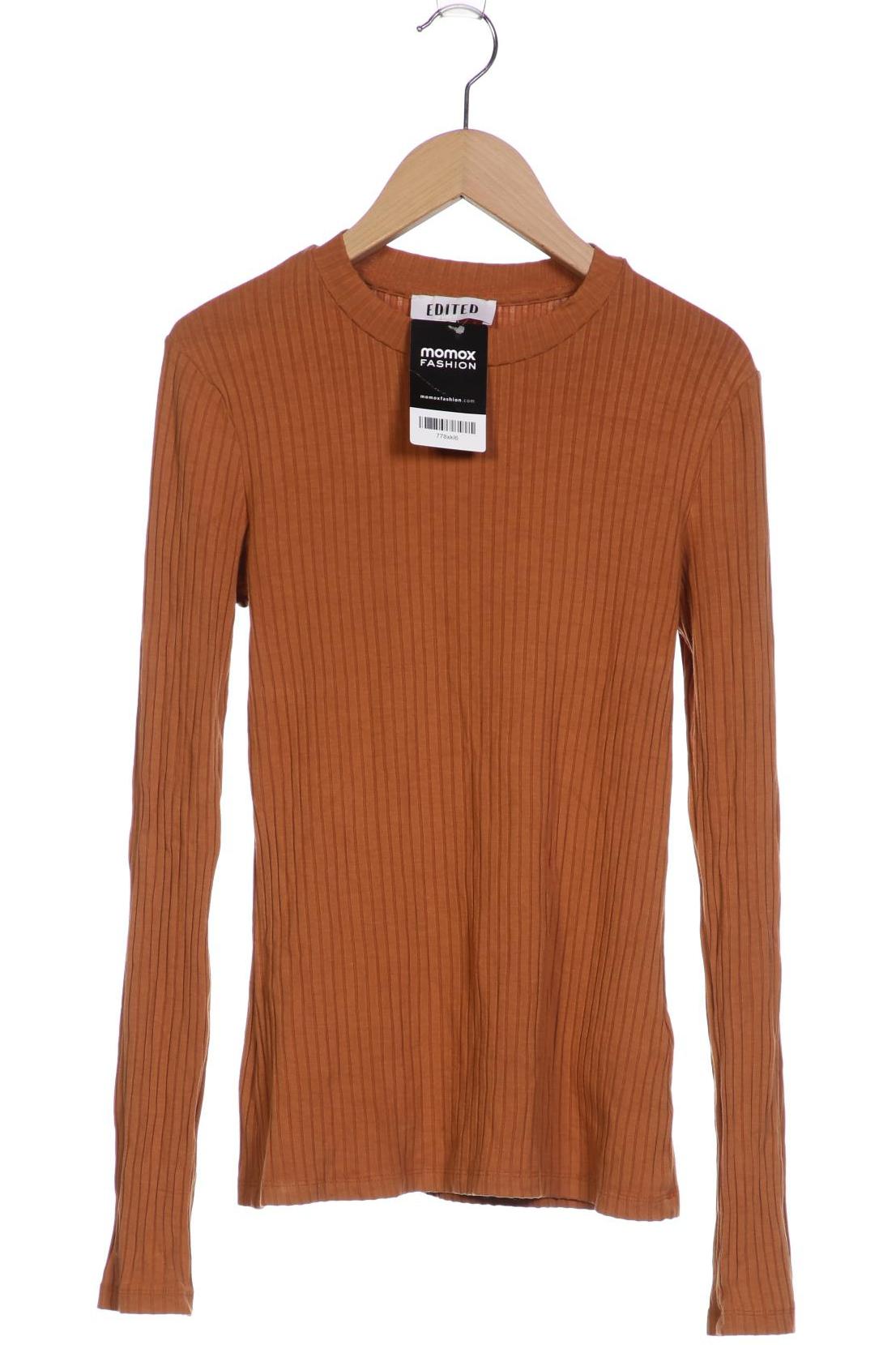 

EDITED THE LABEL Damen Langarmshirt, braun
