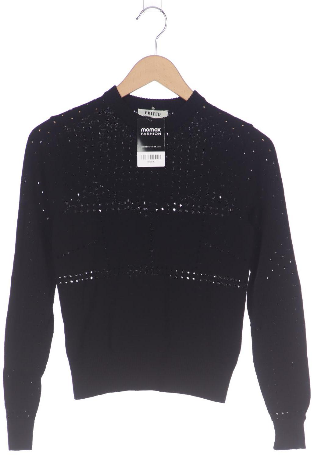 

Edited THE Label Damen Pullover, schwarz, Gr. 34