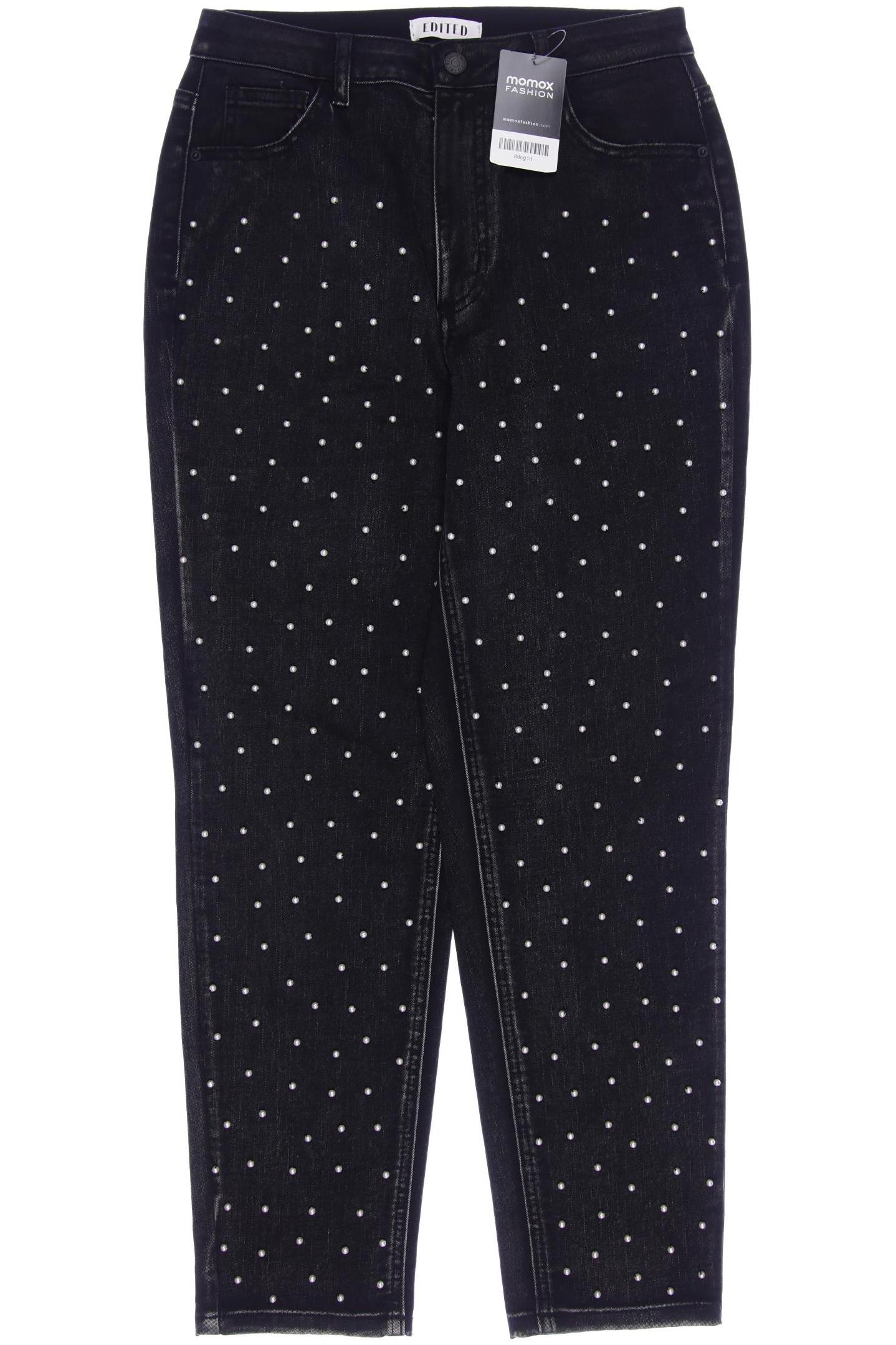 

EDITED THE LABEL Damen Jeans, schwarz
