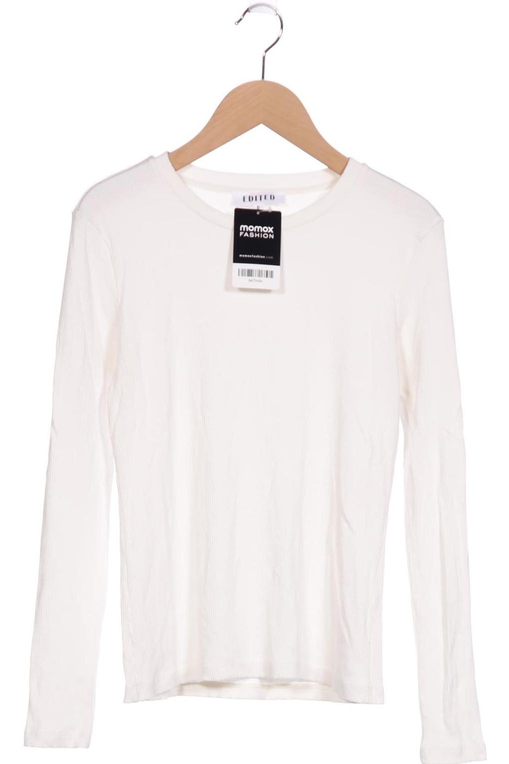 

EDITED THE LABEL Damen Langarmshirt, cremeweiß
