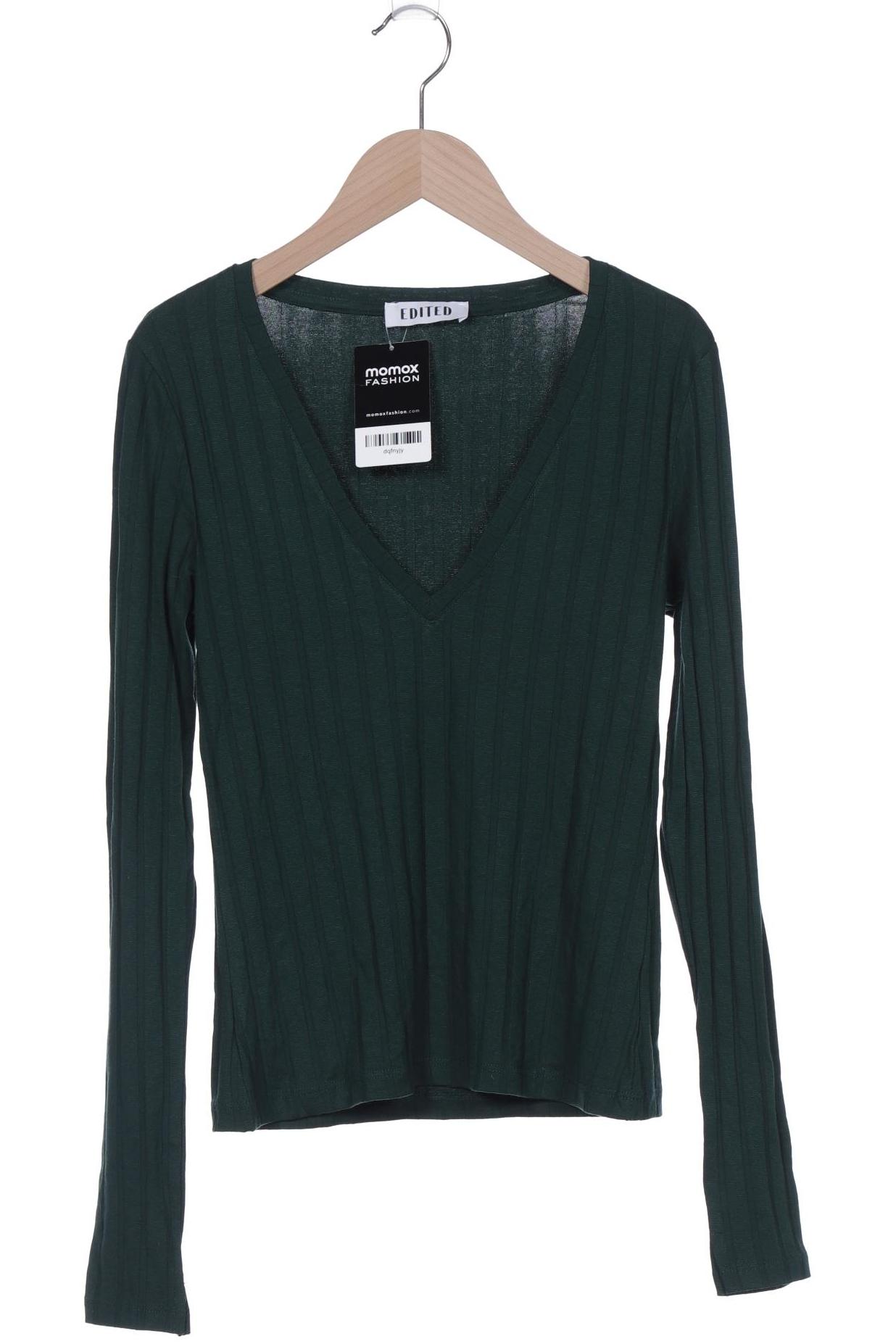 

Edited THE Label Damen Langarmshirt, türkis, Gr. 36