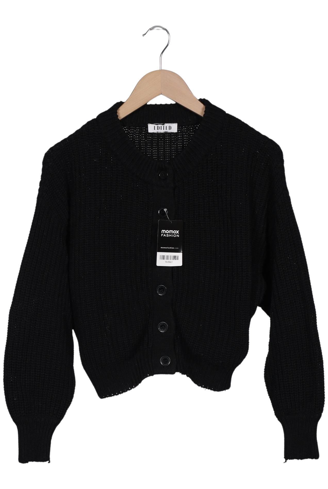 

Edited THE Label Damen Strickjacke, schwarz, Gr. 36