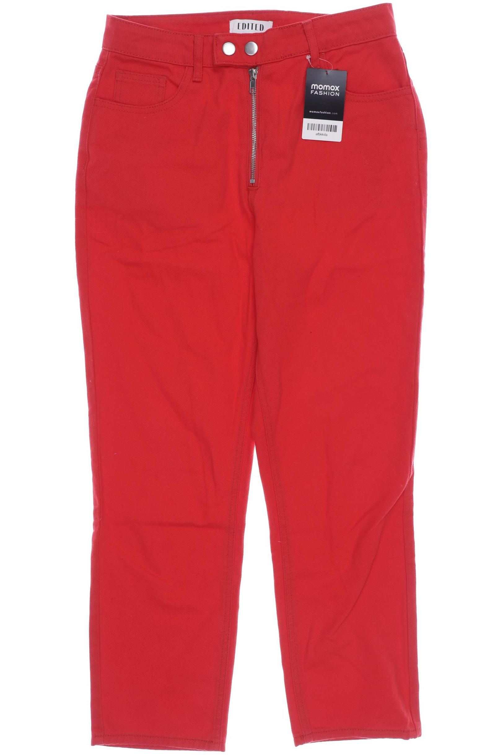 

EDITED THE LABEL Damen Jeans, rot