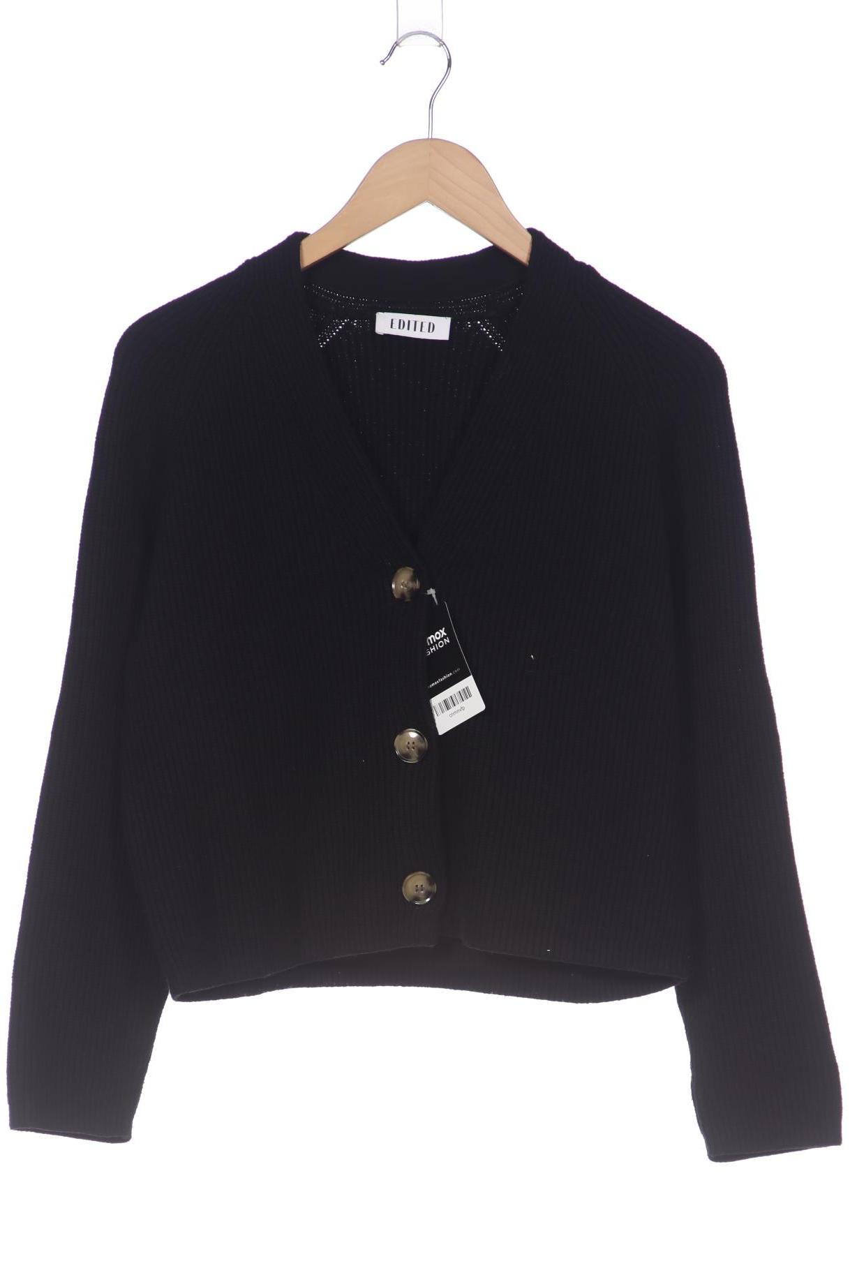 

Edited THE Label Damen Strickjacke, schwarz, Gr. 34