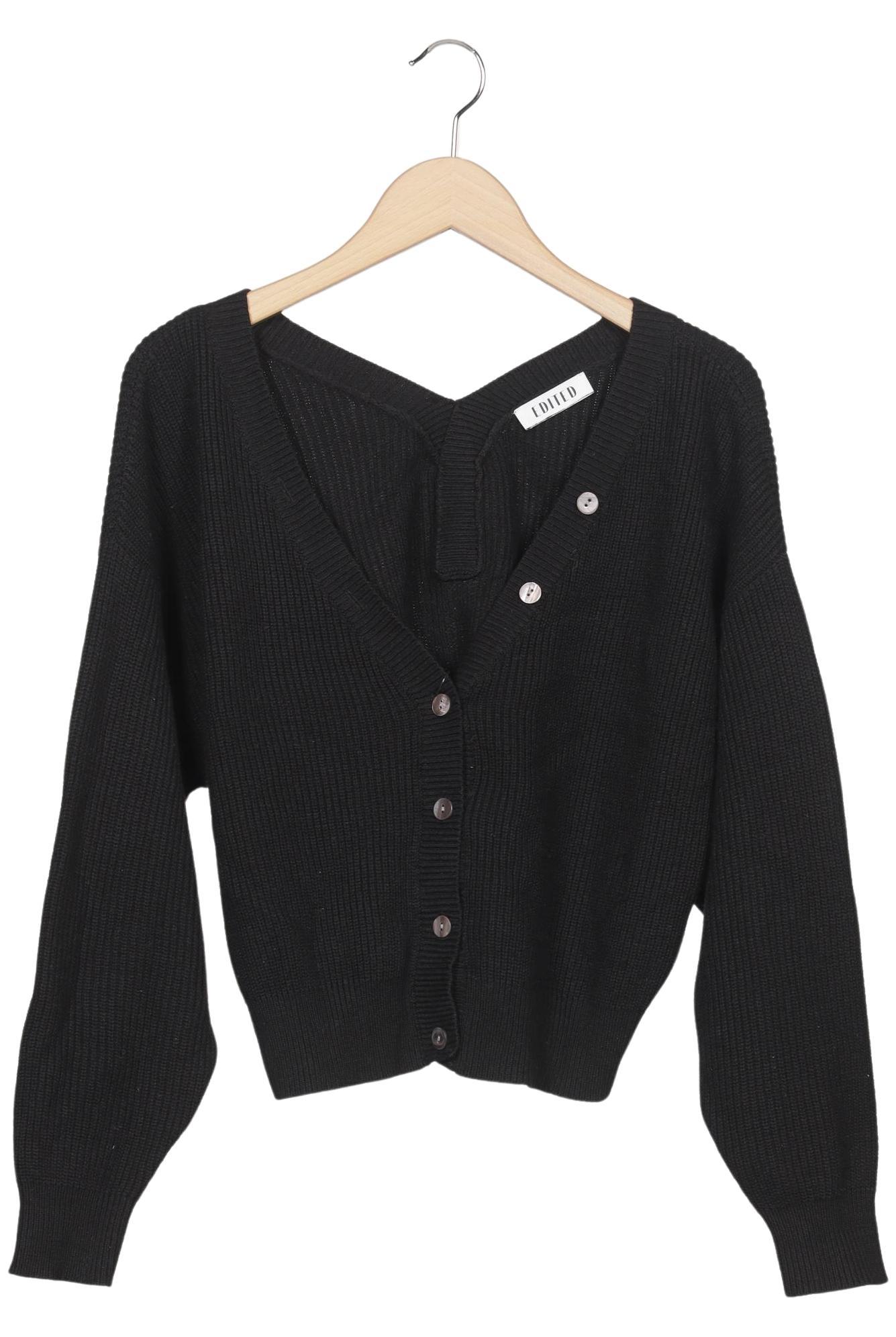 

Edited THE Label Damen Strickjacke, schwarz, Gr. 40