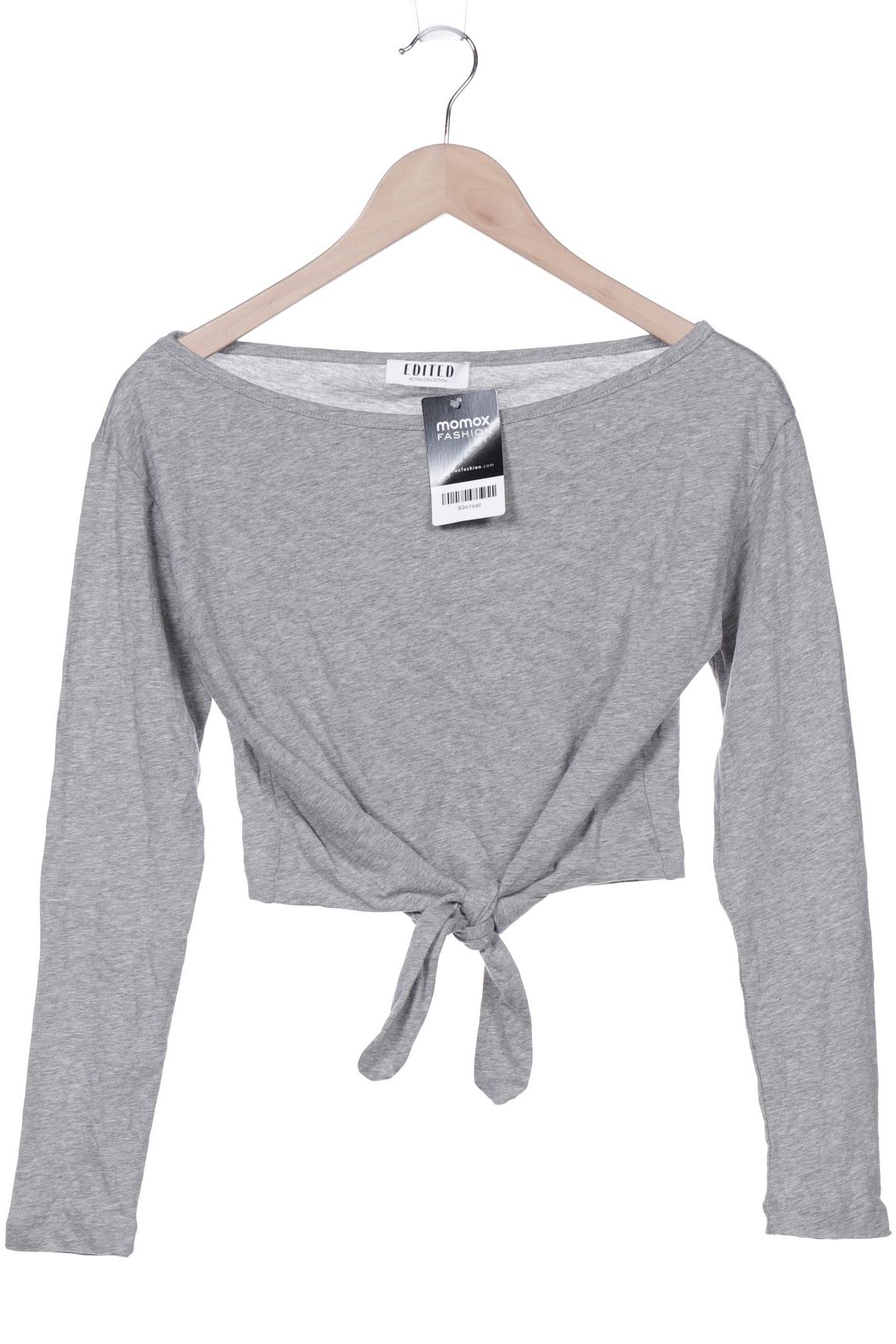 

Edited THE Label Damen Langarmshirt, grau, Gr. 40