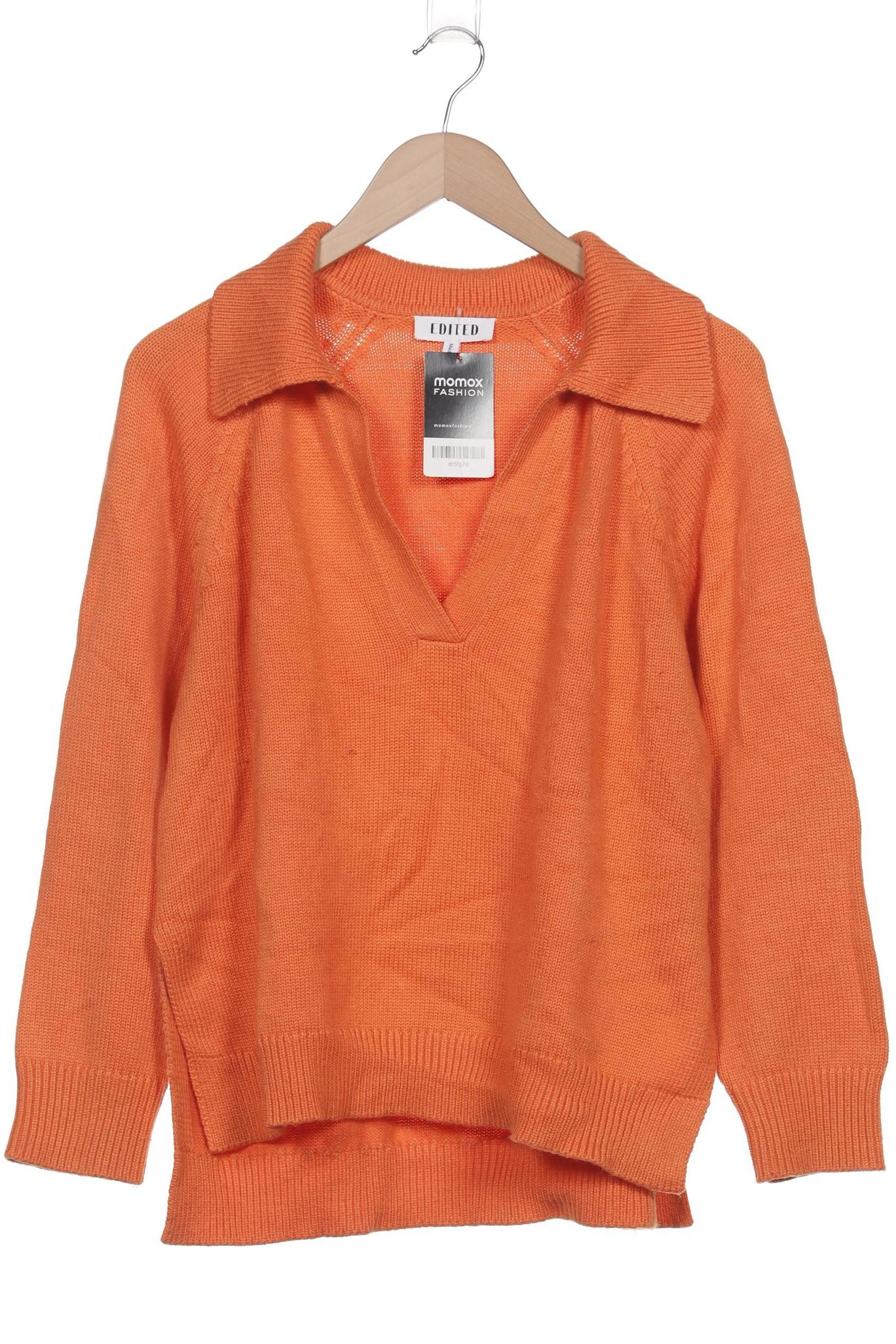 

Edited THE Label Damen Pullover, orange, Gr. 34