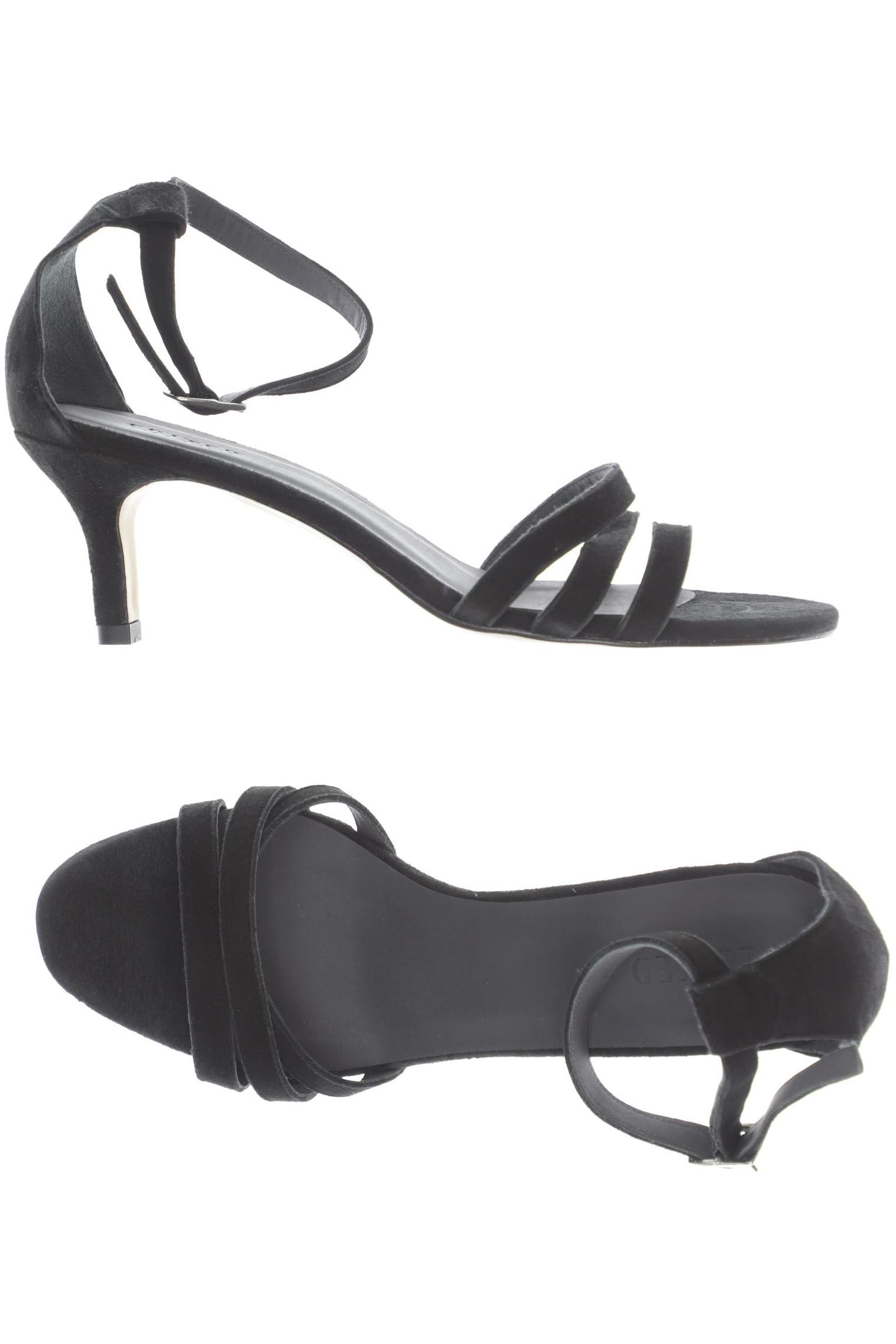 

Edited THE Label Damen Sandale, schwarz, Gr. 38