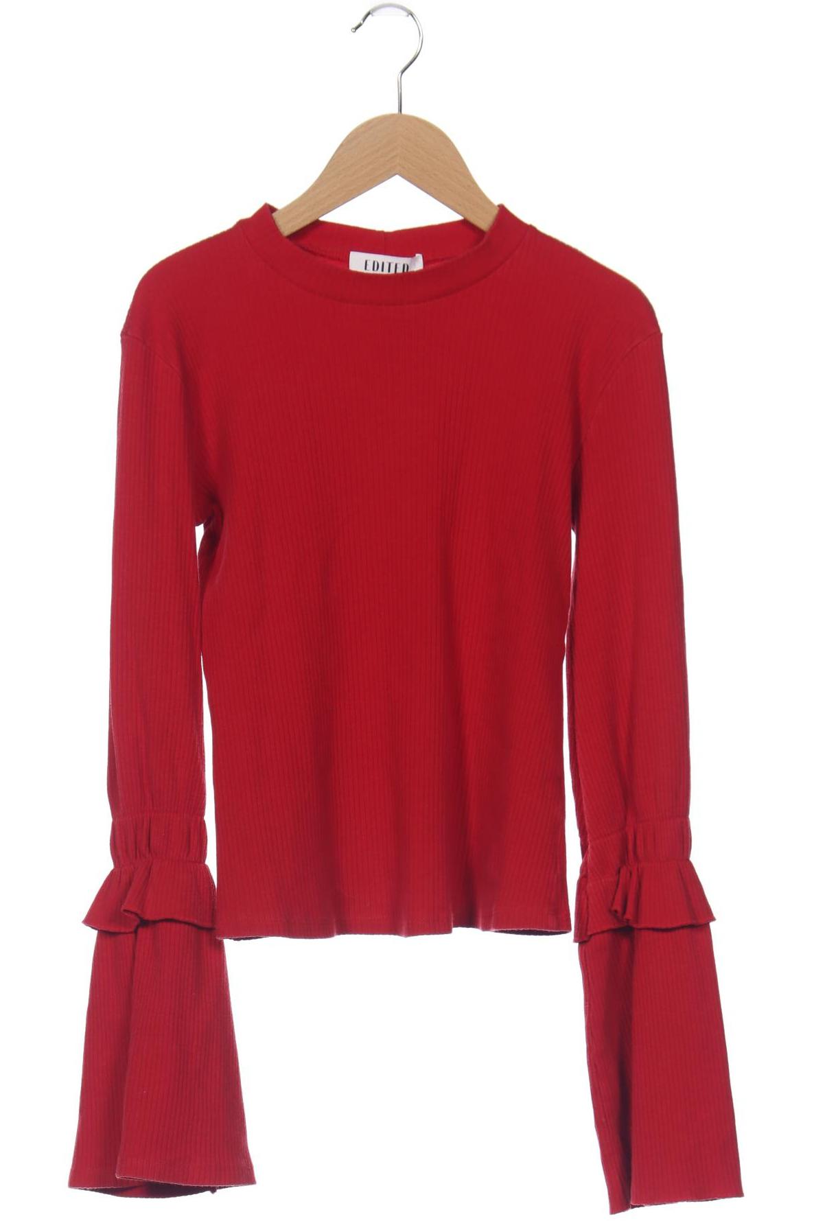 

EDITED THE LABEL Damen Langarmshirt, rot