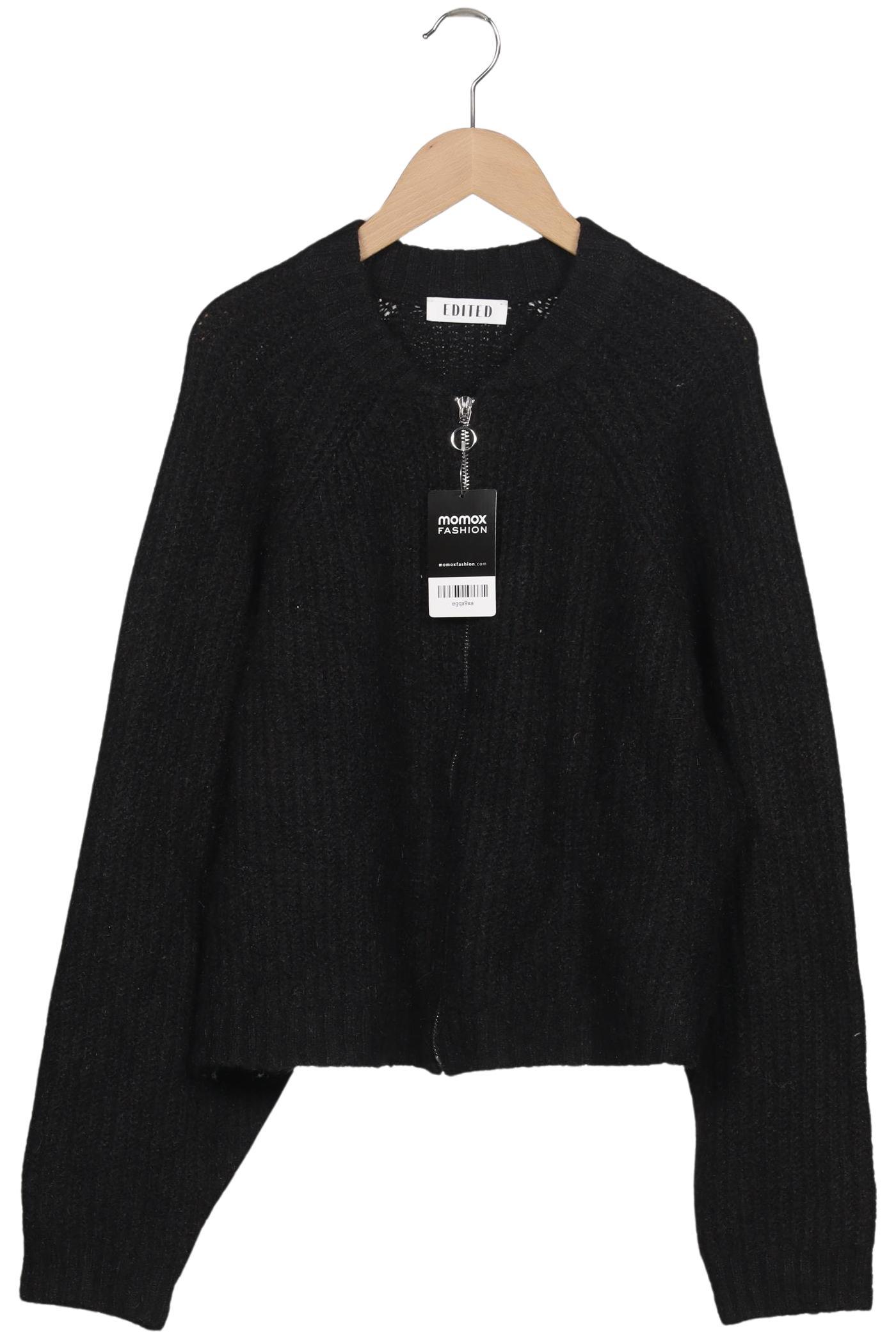 

Edited THE Label Damen Strickjacke, schwarz, Gr. 38