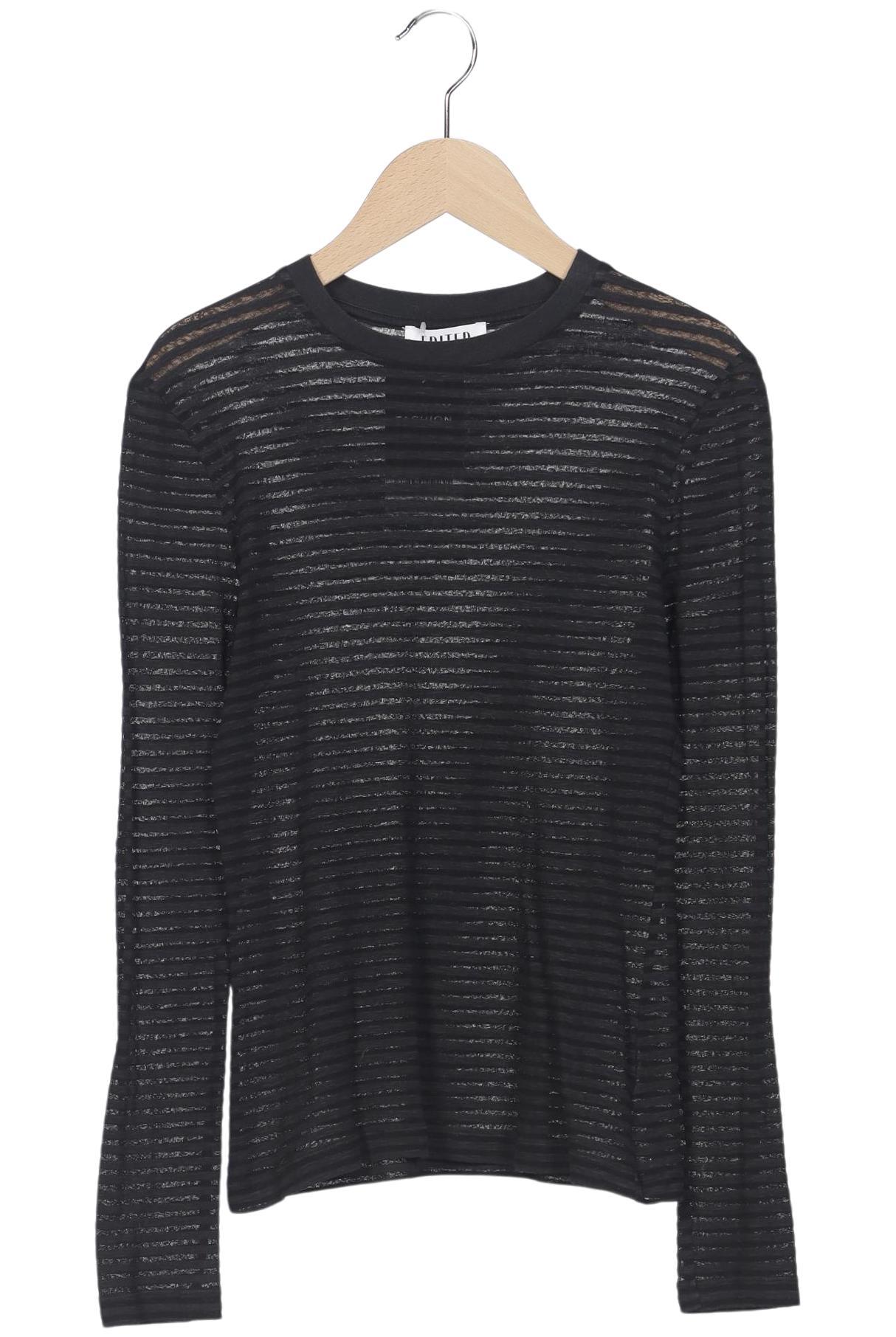 

Edited THE Label Damen Langarmshirt, schwarz, Gr. 36