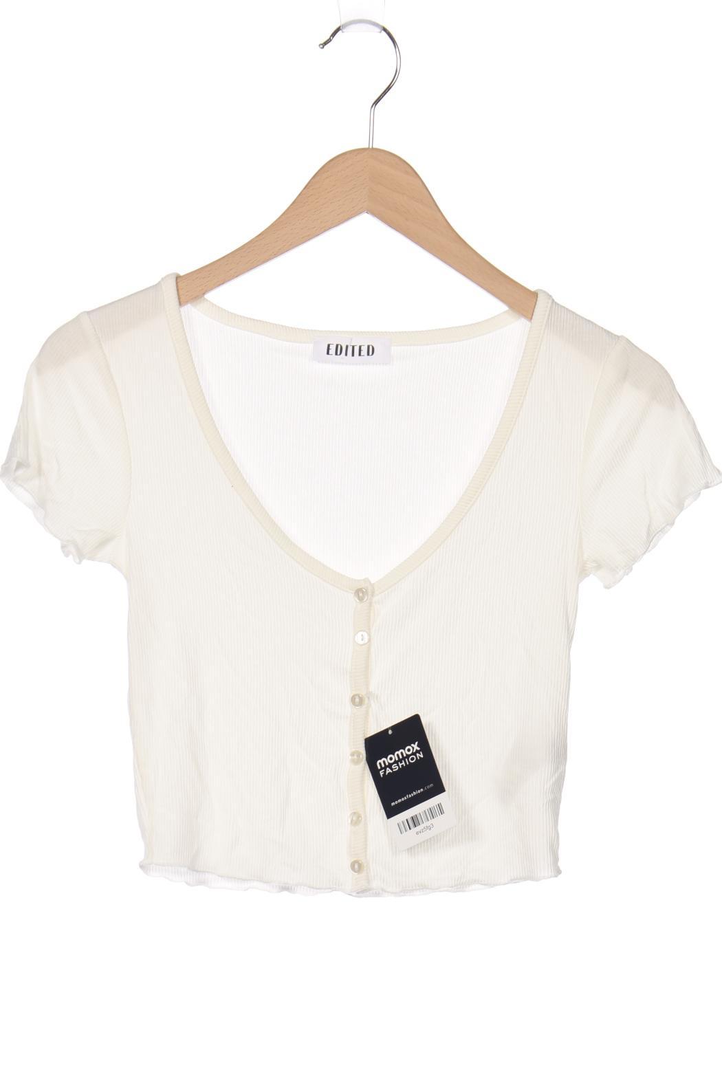 

EDITED THE LABEL Damen T-Shirt, cremeweiß