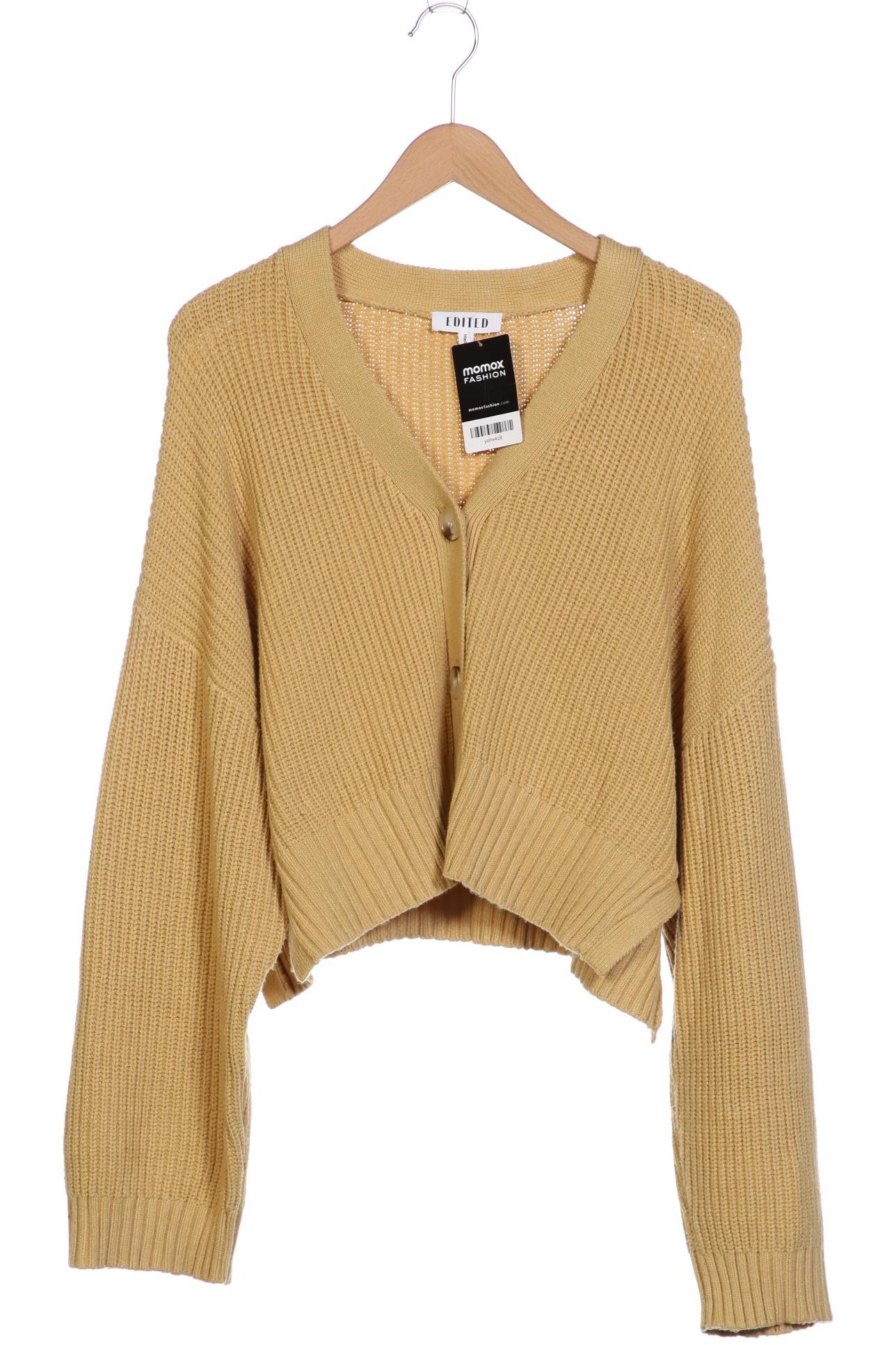 

EDITED THE LABEL Damen Strickjacke, gelb