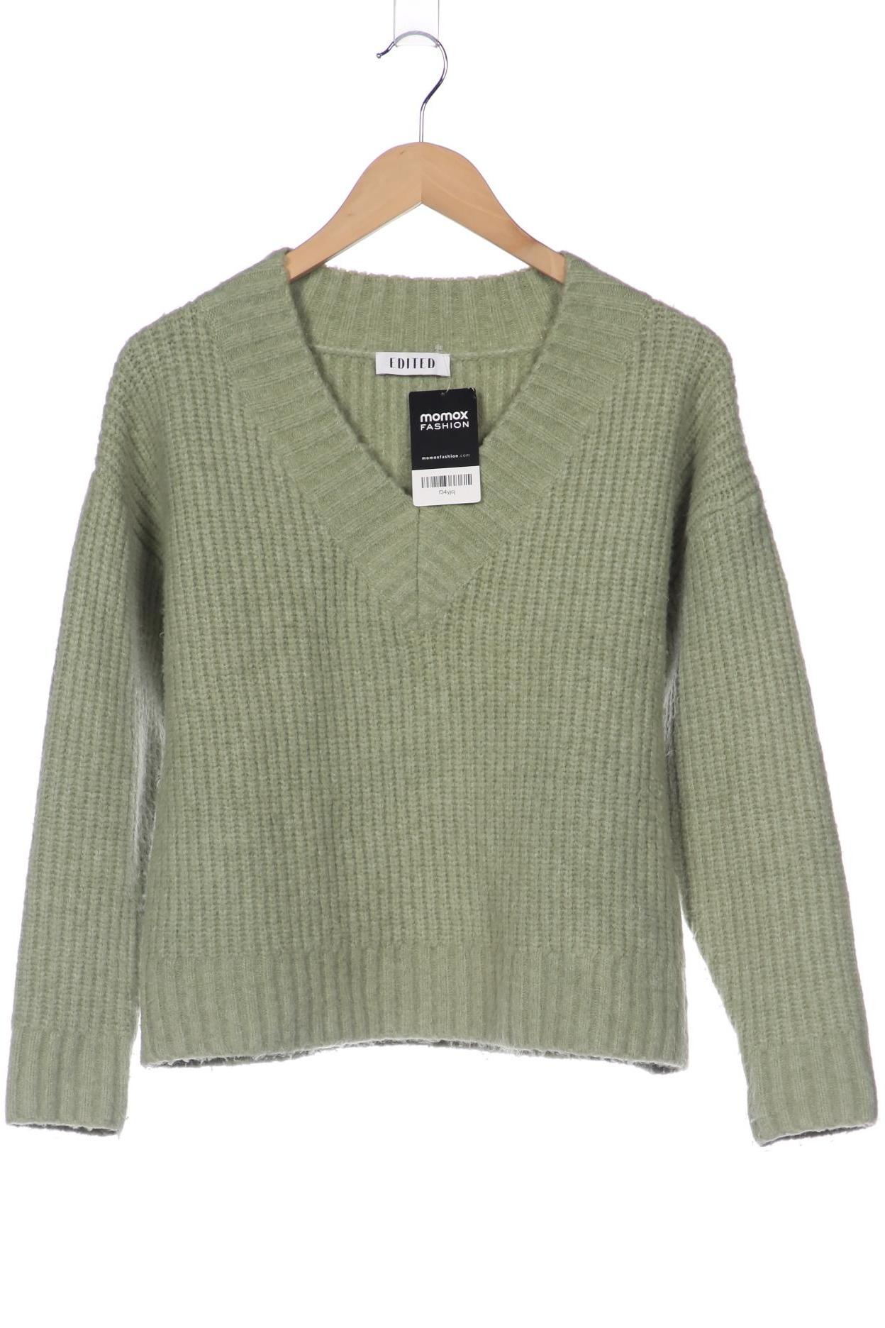 

Edited THE Label Damen Pullover, grün, Gr. 36