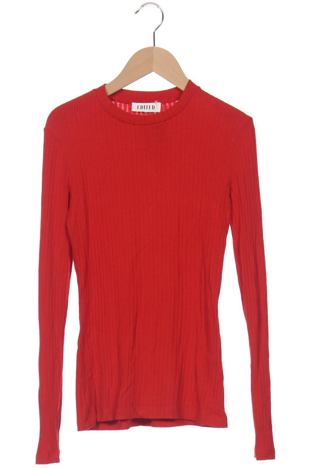 

EDITED THE LABEL Damen Langarmshirt, rot