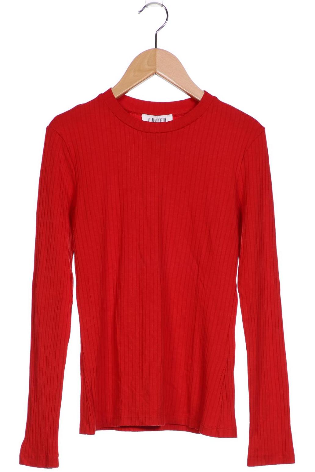 

Edited THE Label Damen Langarmshirt, rot, Gr. 38