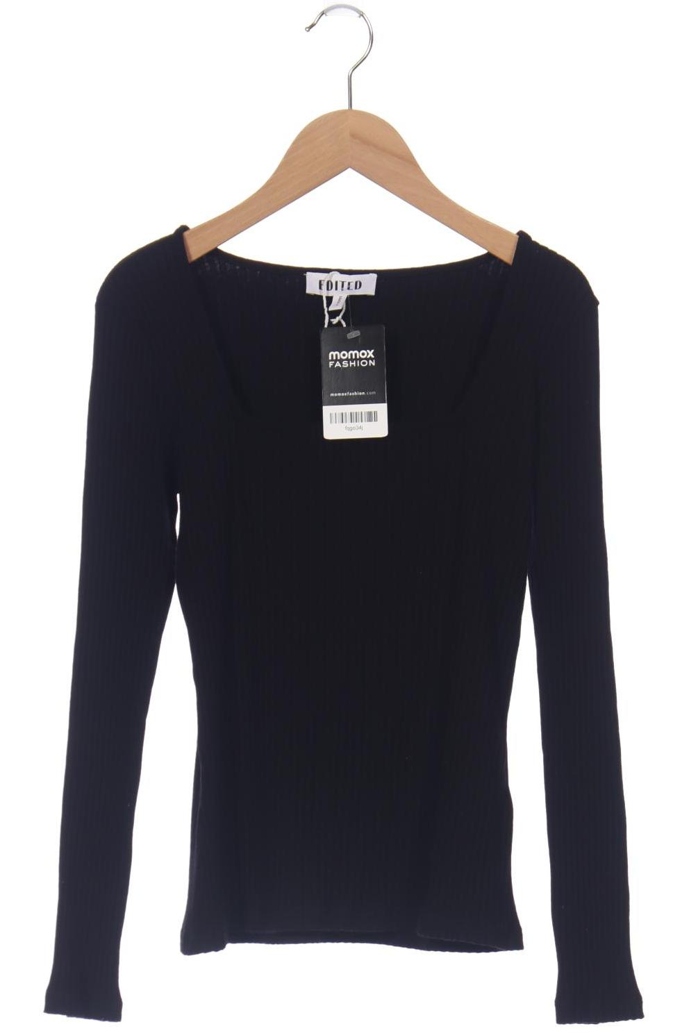 

EDITED THE LABEL Damen Langarmshirt, schwarz